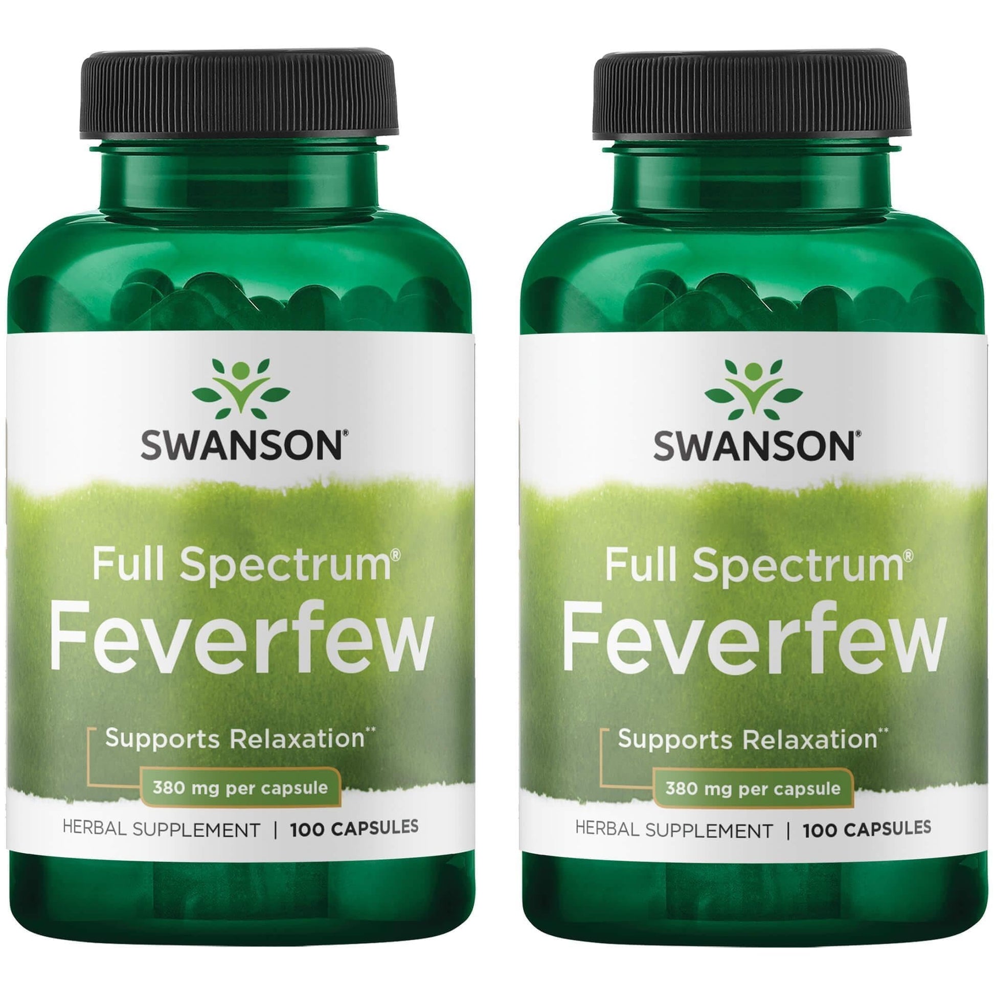 Swanson Feverfew 380 Milligrams 200 Capsules