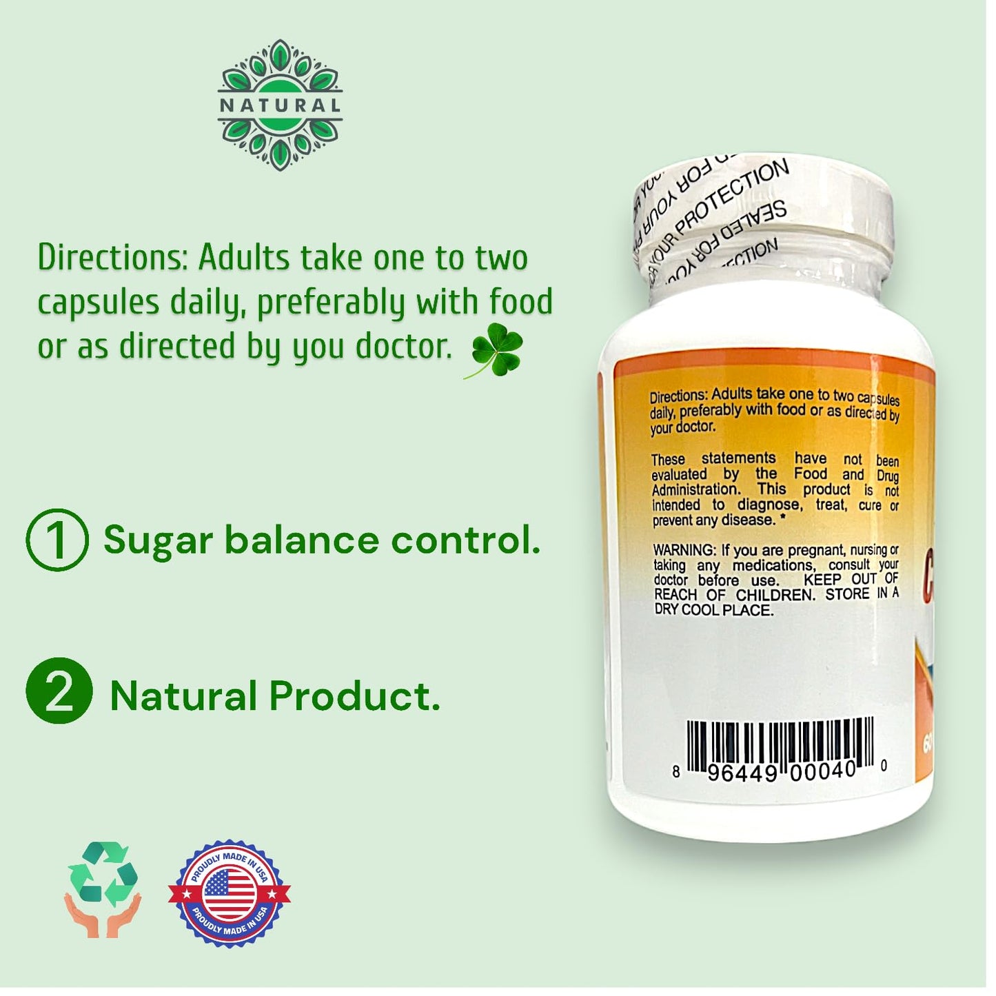 Gold Crown Natural Products Cundeamor Capsules 60