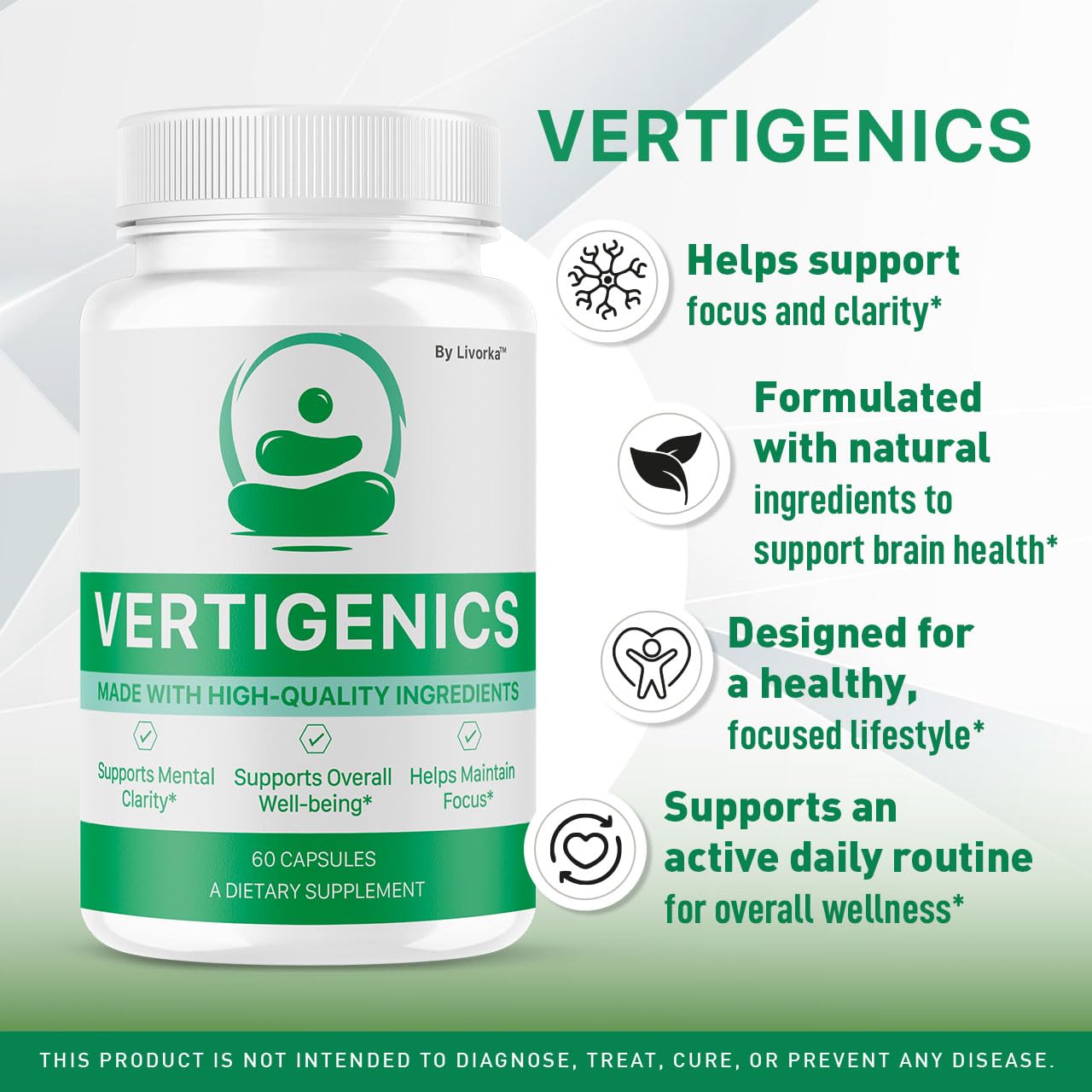 LIVORKA Vertigenics Capsule, 60 Count