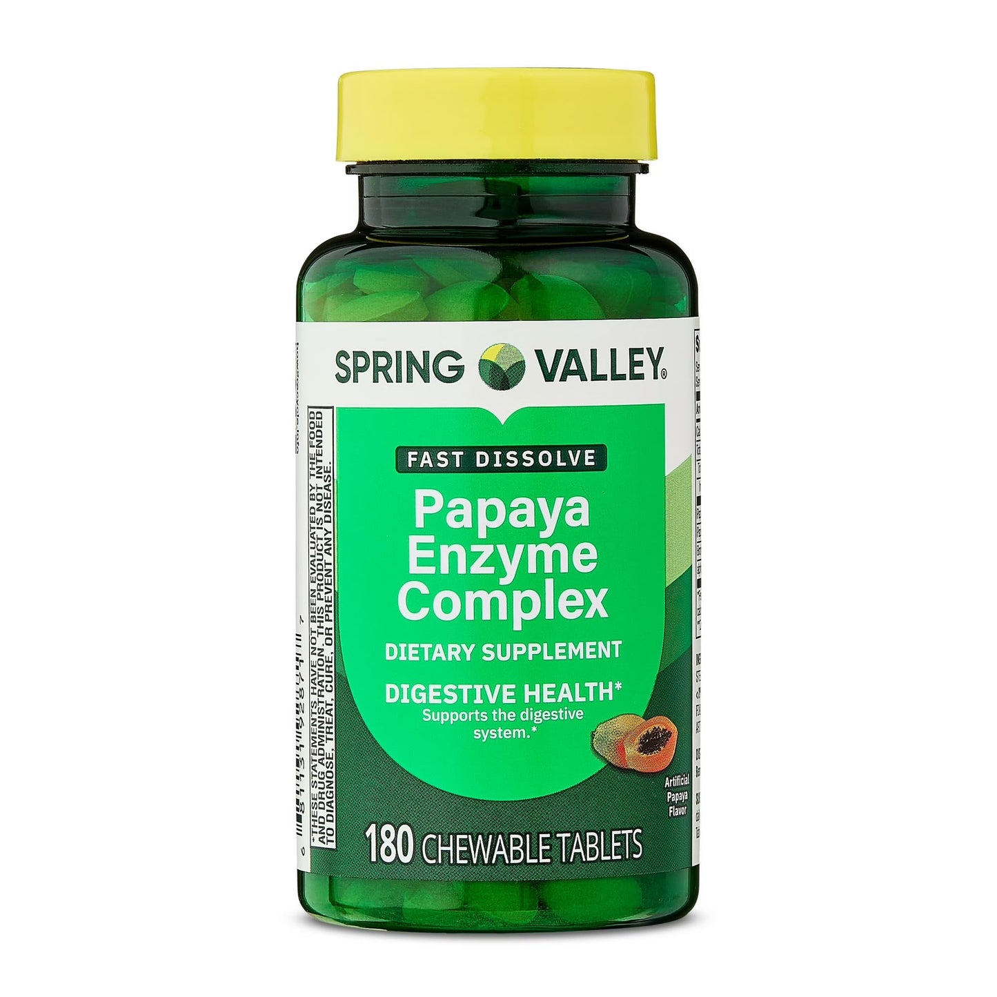 Ravazzi Papaya Enzyme Complex Chewable Tablets, 180 Count
