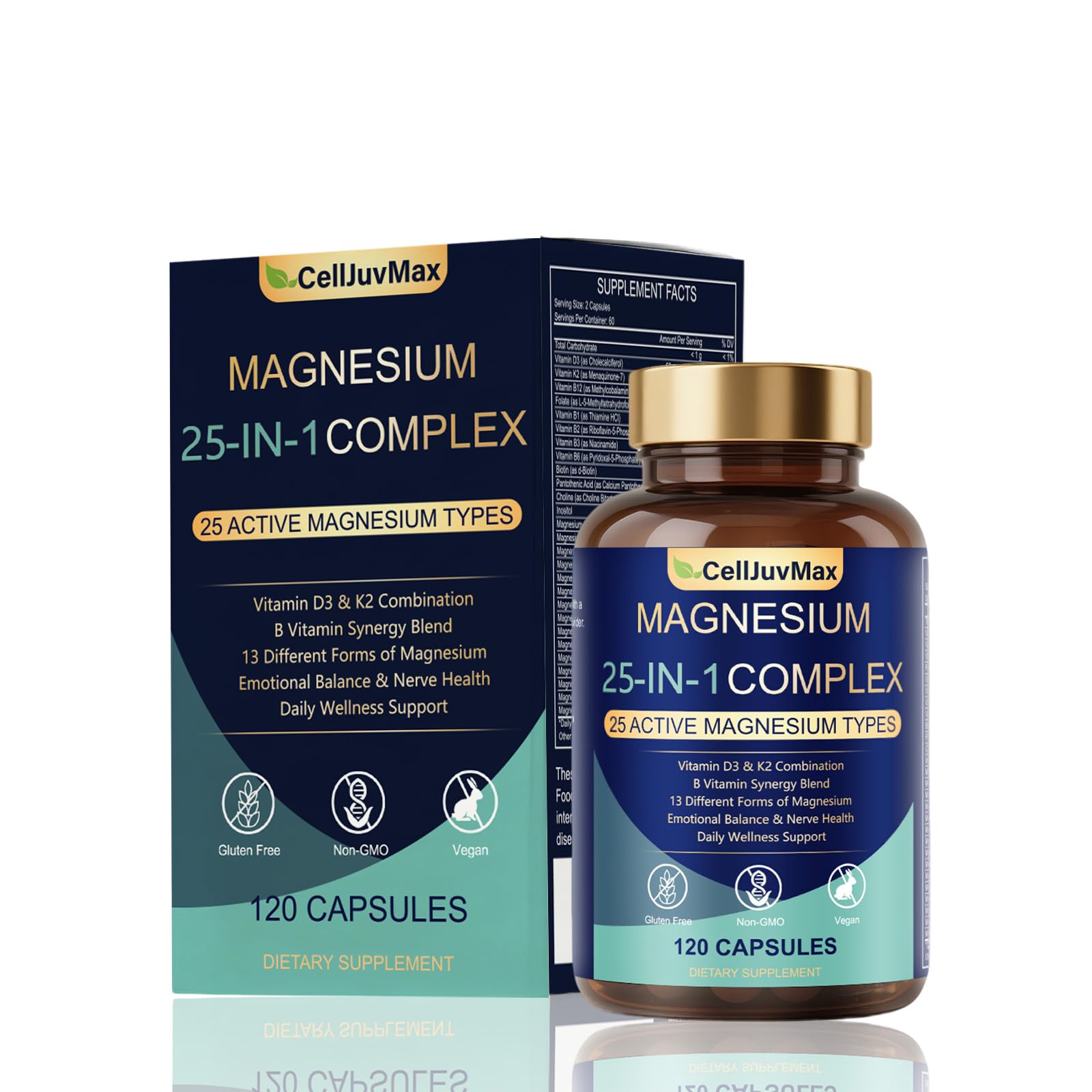 PBZPBZ 25-in-1 Magnesium Complex 120 Gummies