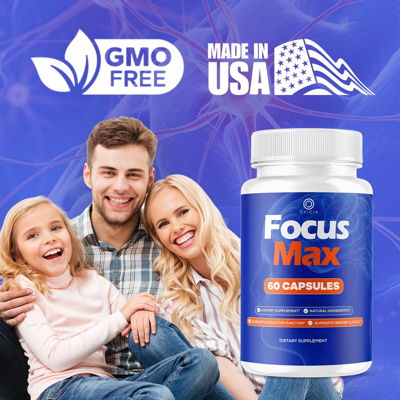 OVICIA Focus Max Capsules 120 Capsules