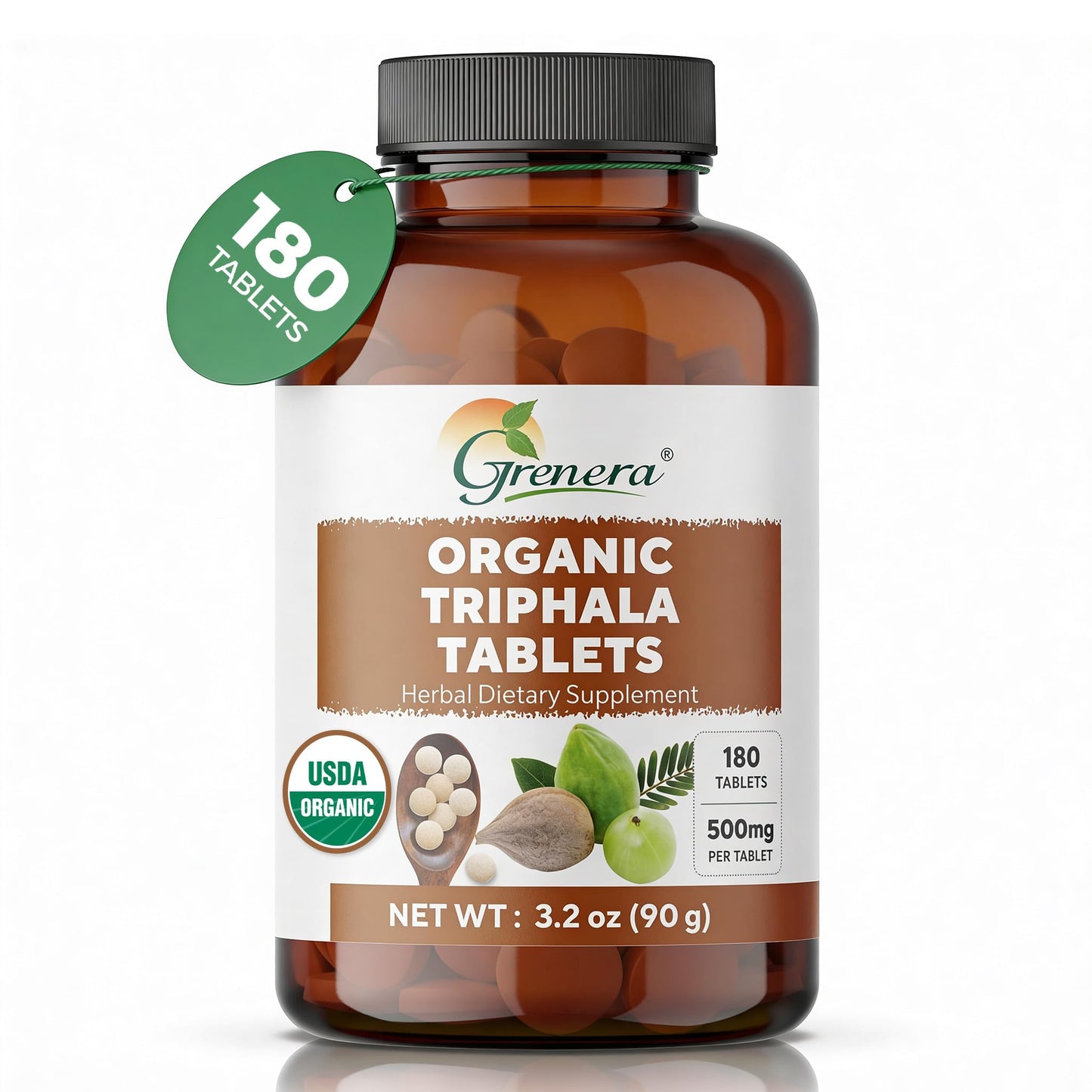 Grenera Triphala Tablets 180 Count