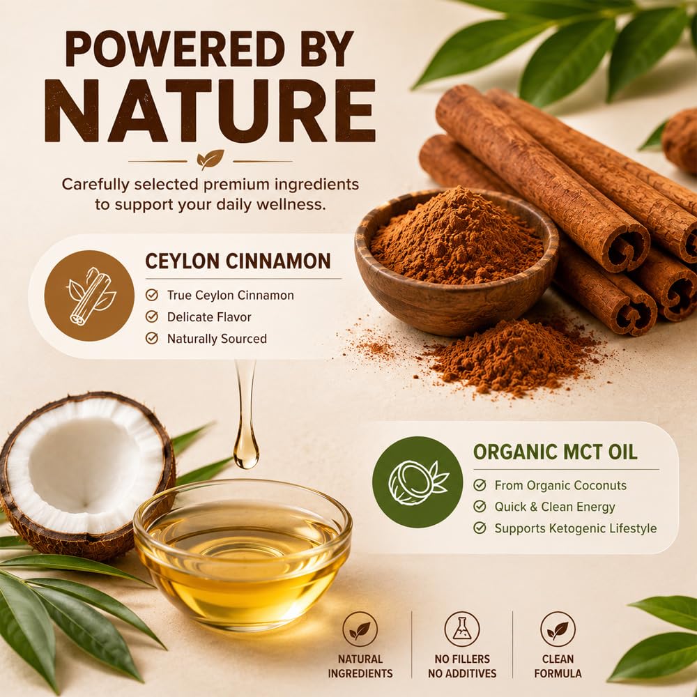 LIONEARA Noralife Ceylon Cinnamon Premium MCT Oil Softgels 300