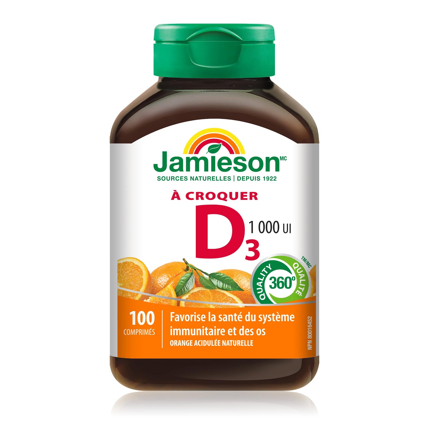 Jamieson Vitamin D 1000IU Tablet 100 Tablets