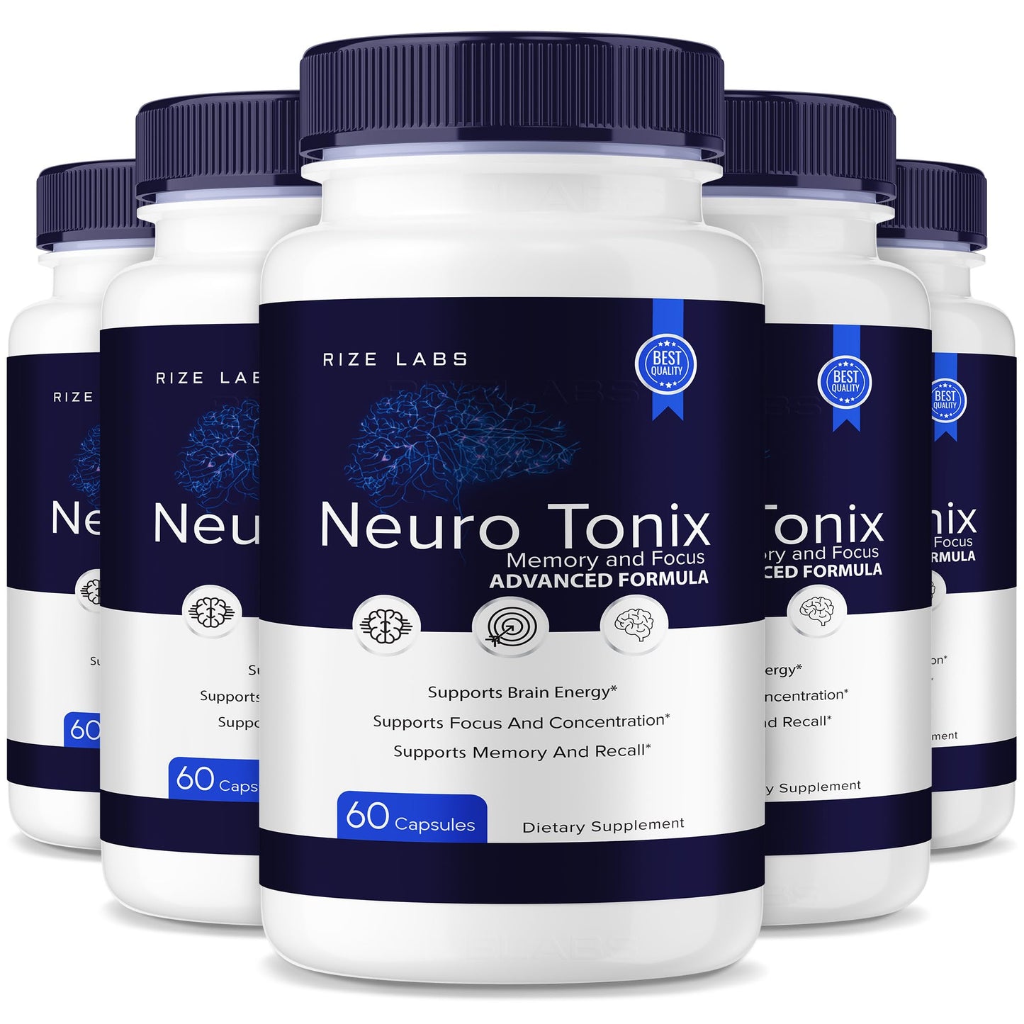 Rize Labs Neuro Tonix Capsules, 300 Capsules
