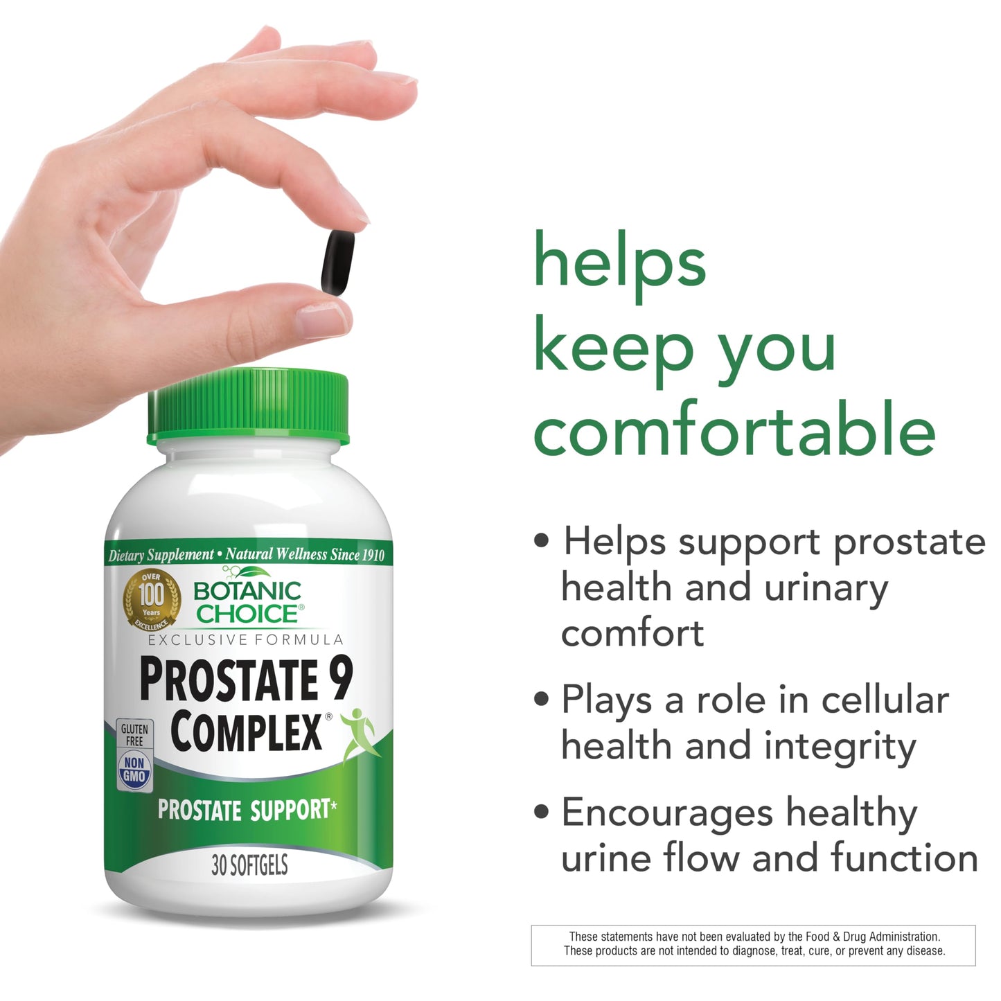 Botanic Choice Prostate 9 Complex Softgels 30 Count