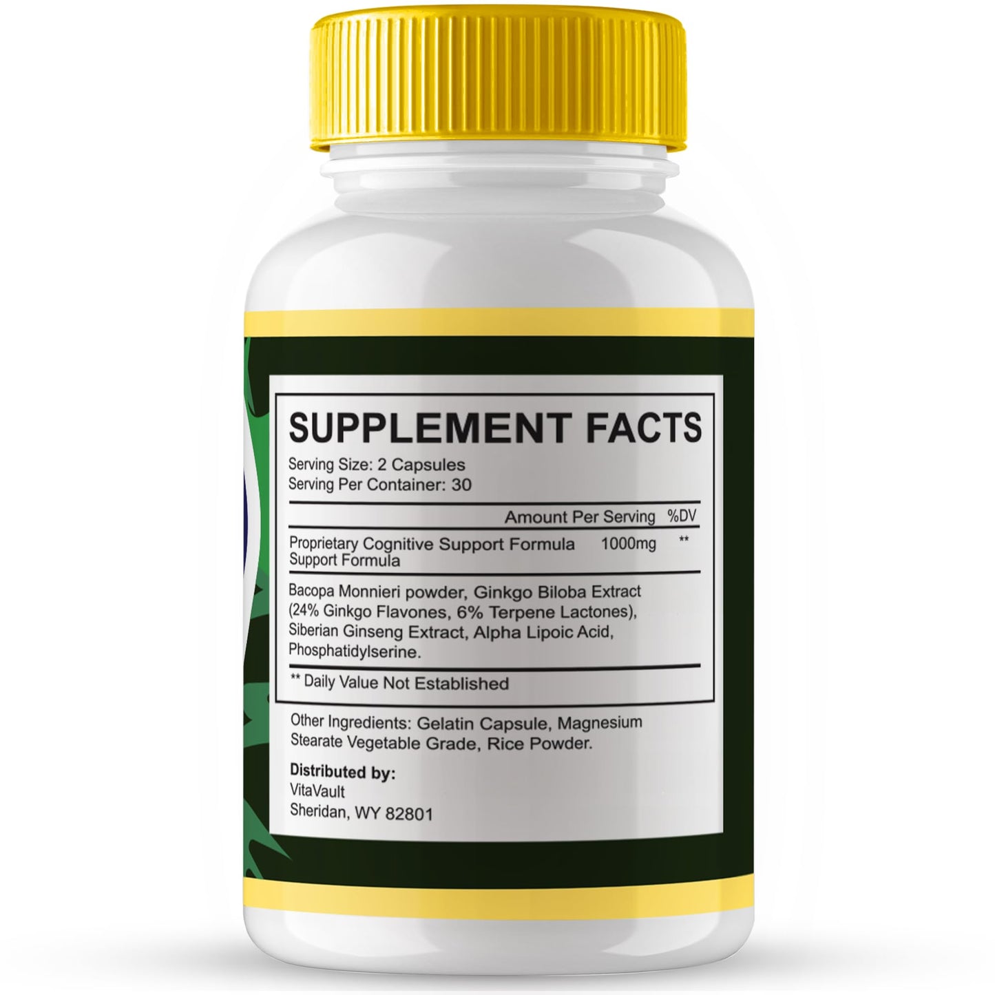 Vitavault Nerve Forte Brain Health Support, 60 Capsules