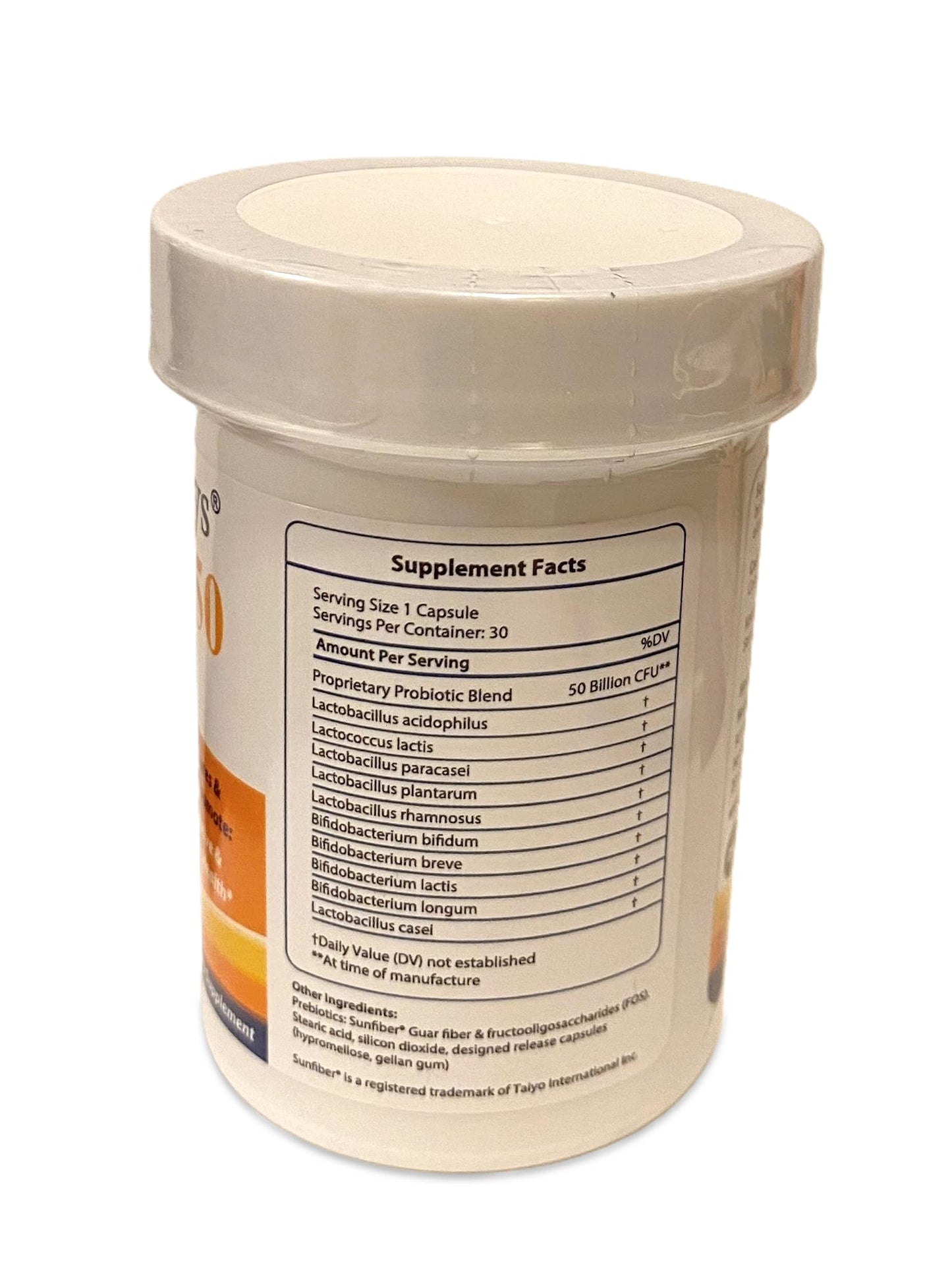 FloraTummys 50 High Potency Adult Probiotic Capsule, 30 Count