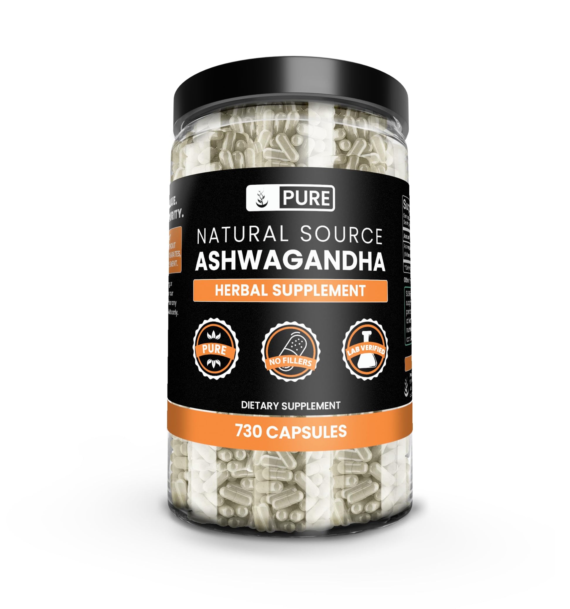 Pure Original Ingredients Ashwagandha Capsules 730