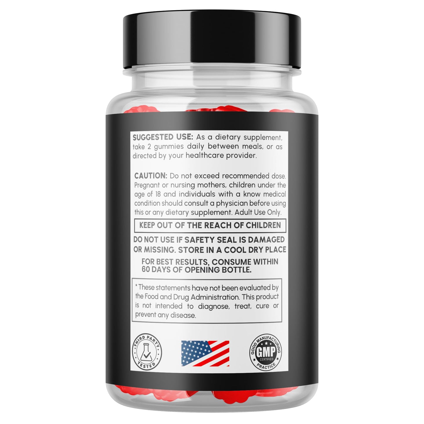 MJO Horse Peak Gelatin Gummies Supplement Formula, 180 Gummies