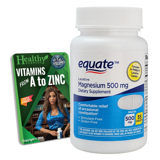 Healthy Surplus Magnesium 500 mg Caplets 55