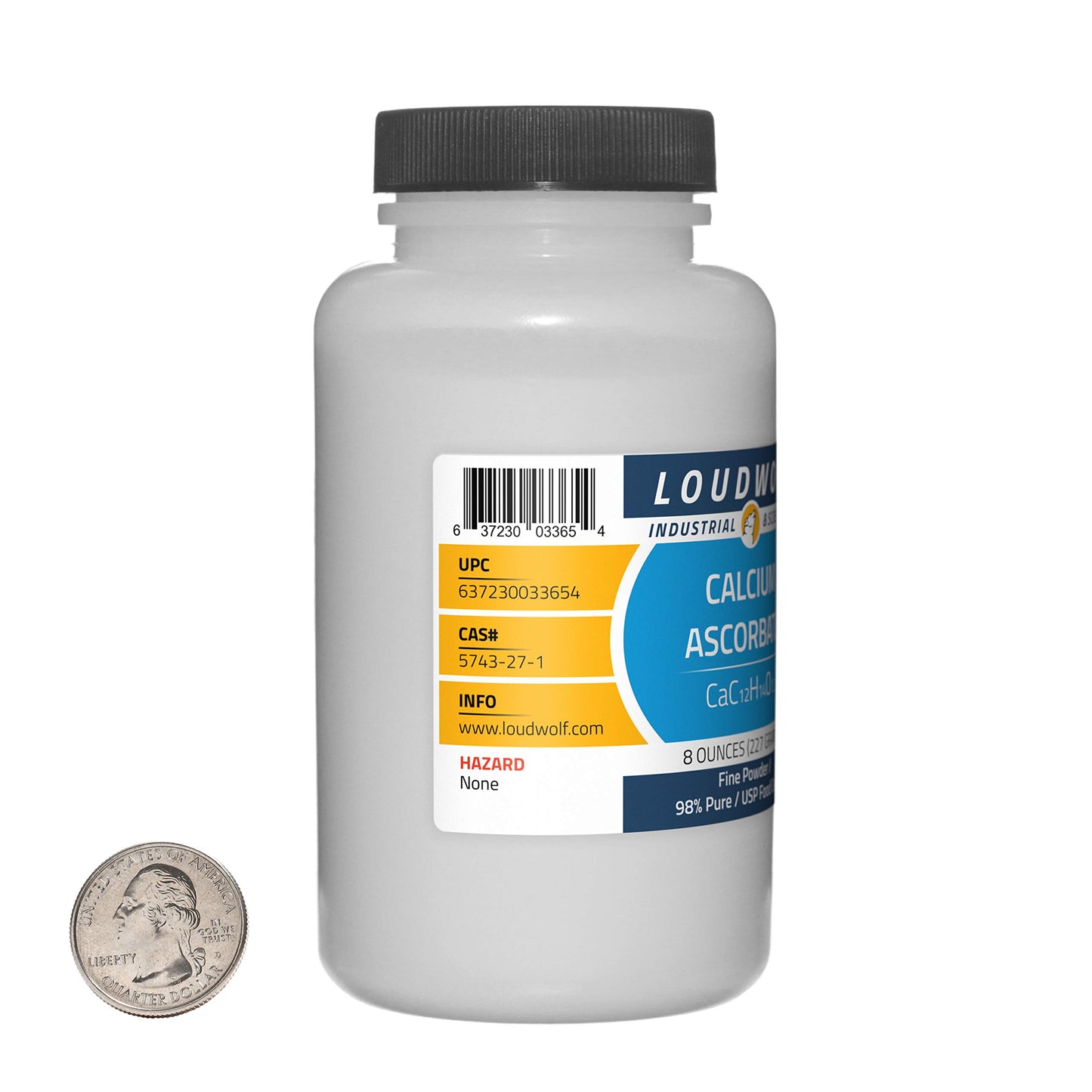 Loudwolf Calcium Ascorbate Powder, 8 oz