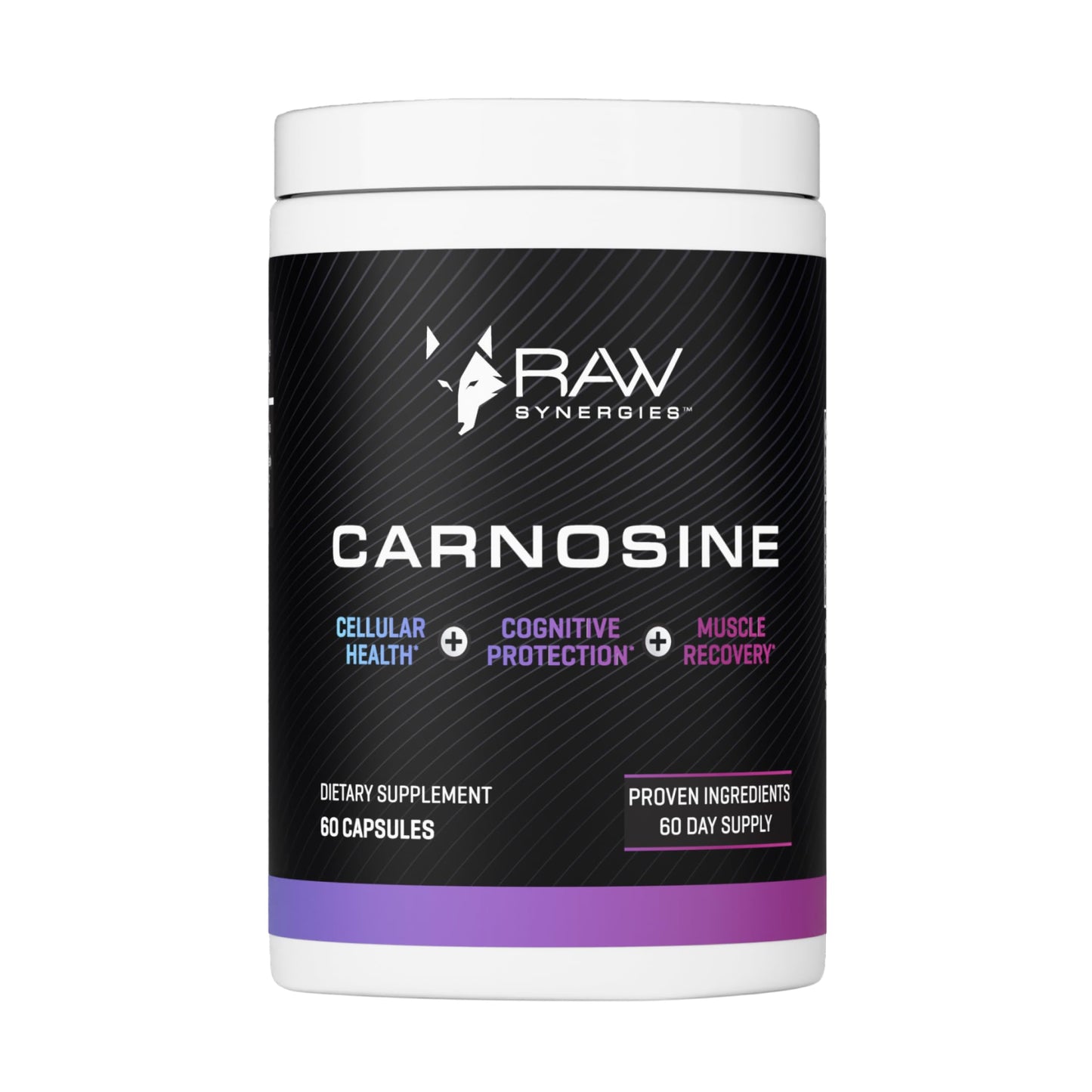 RAW Synergies Carnosine Capsules 60 Capsules