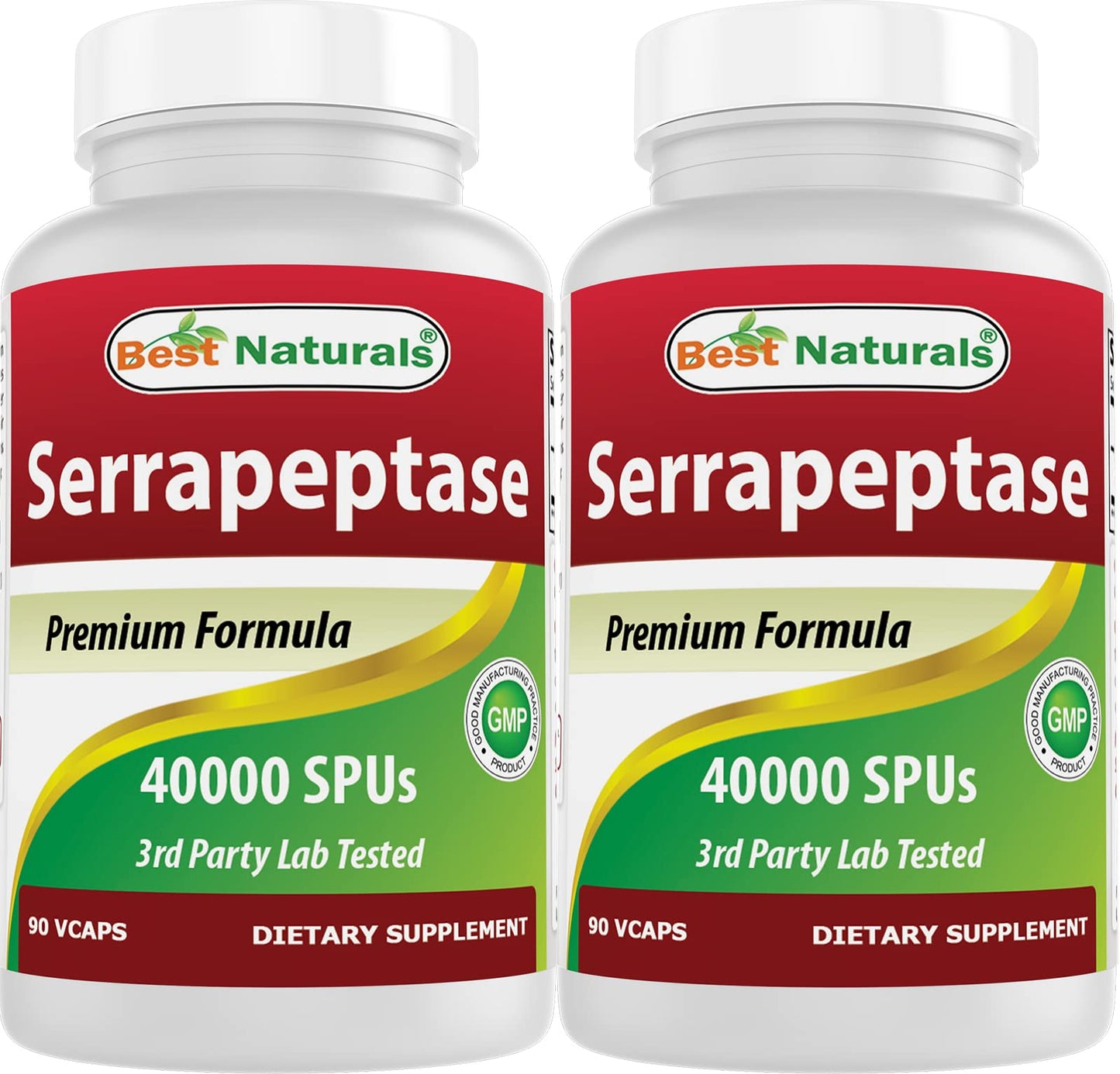 Best Naturals Serrapeptase 40000 SPUs 180 Capsules