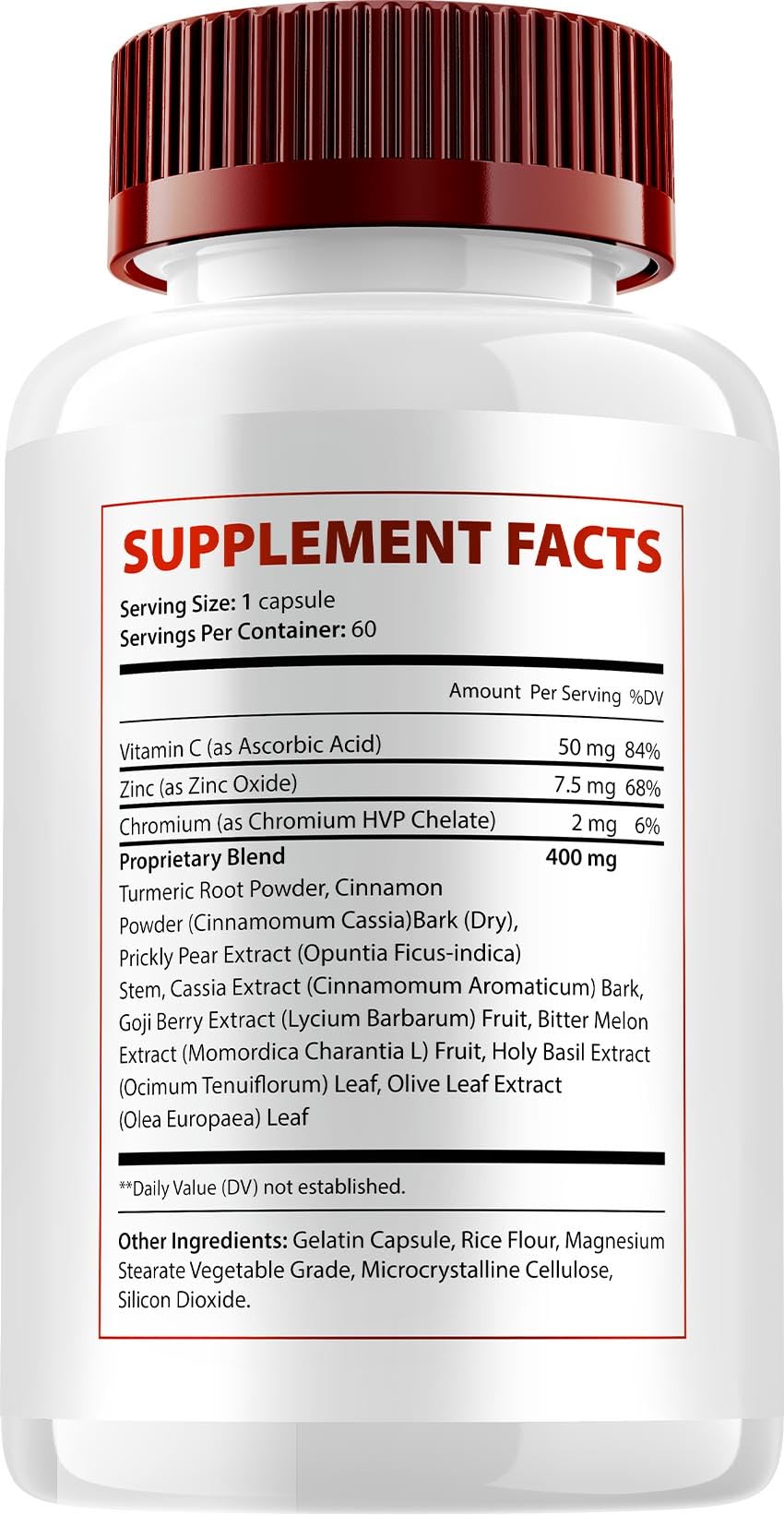 Indelo GlycoQ Natural Blend Daily Health Supplement Capsules, 60 Capsules