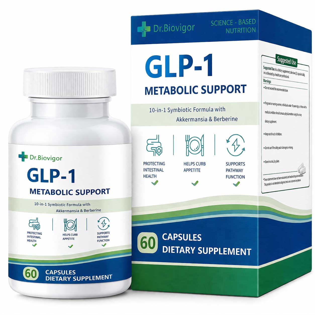Dr. BioVigor GLP-1 Supplement Capsule 60 Count