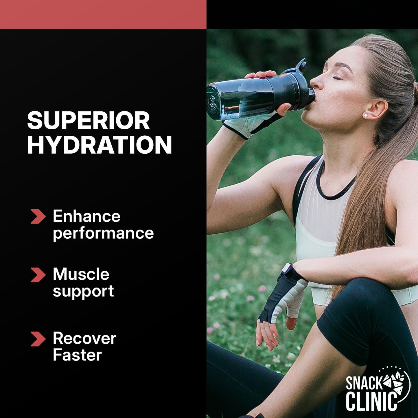 Snack Clinic Clinical Hydrate Electrolyte Powder Mix 30 Packs