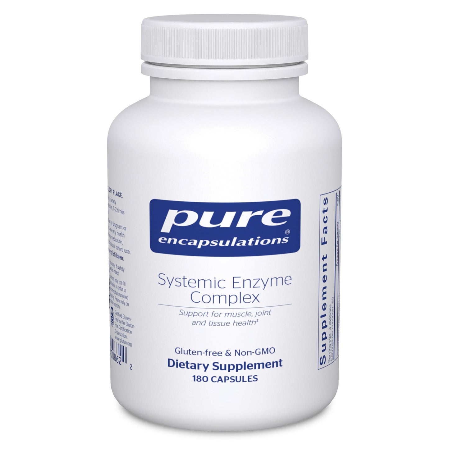 Pure Encapsulations Systemic Enzyme Complex Capsule, 180 Capsules