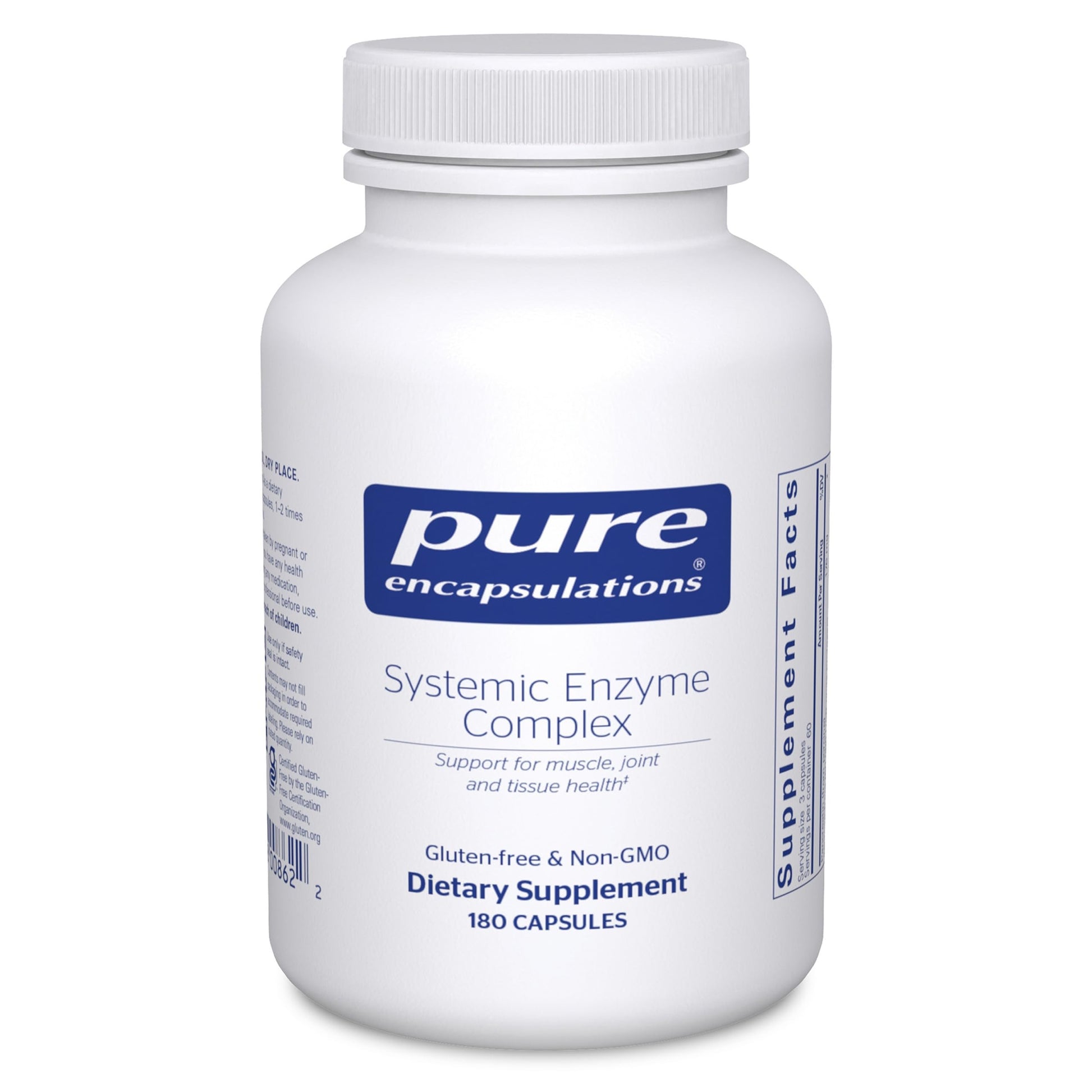 Pure Encapsulations Systemic Enzyme Complex Capsule, 180 Capsules