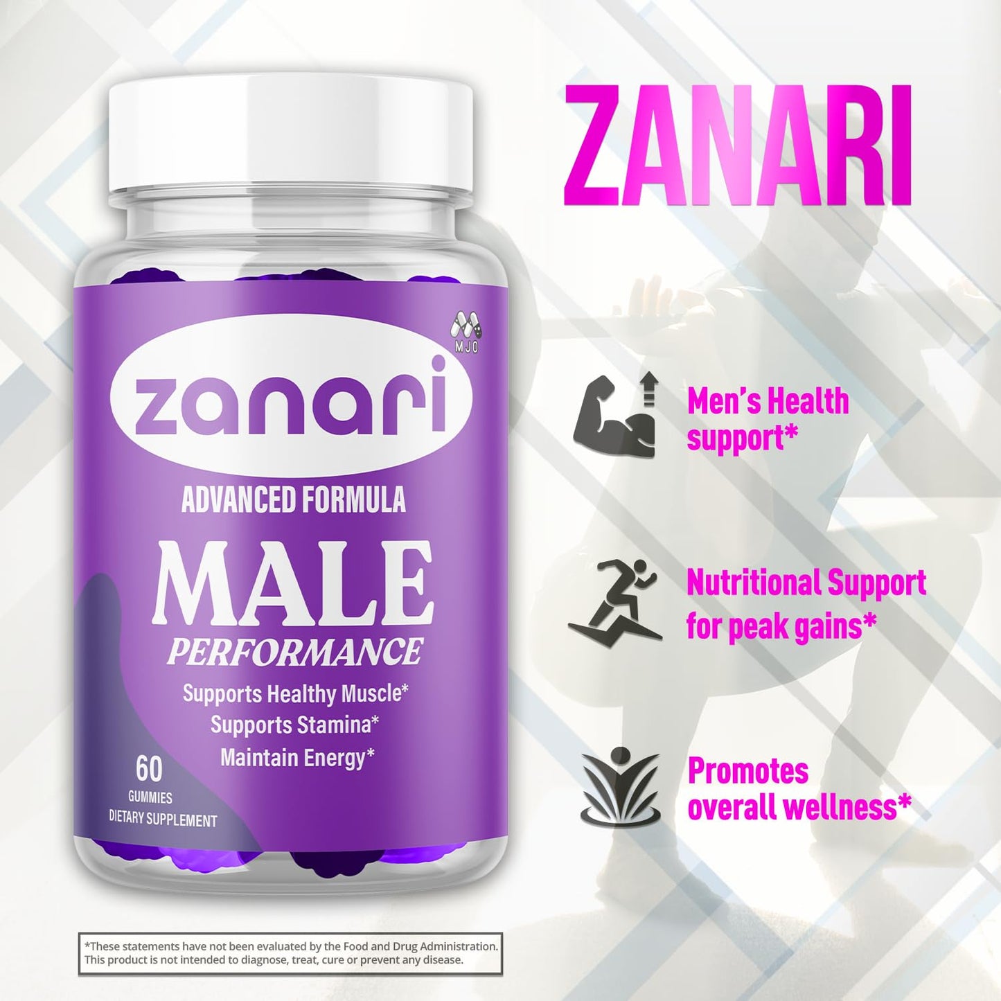 MJO Zanari Gummies 120 Gummies