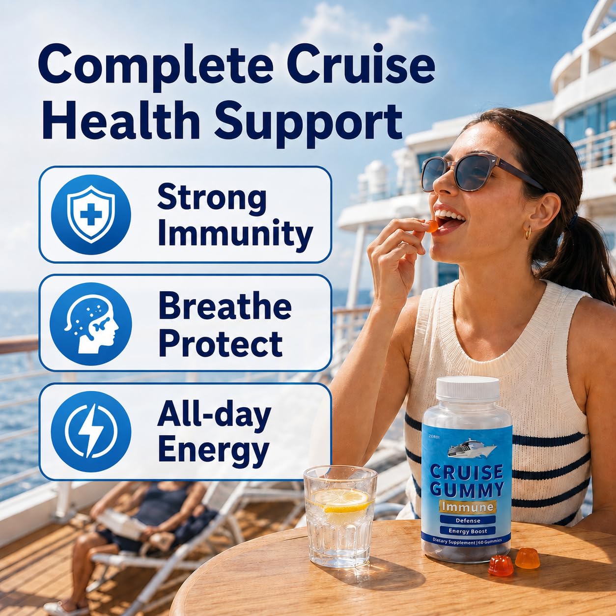 ZERBI Cruise Gummies Gummy 60 Count