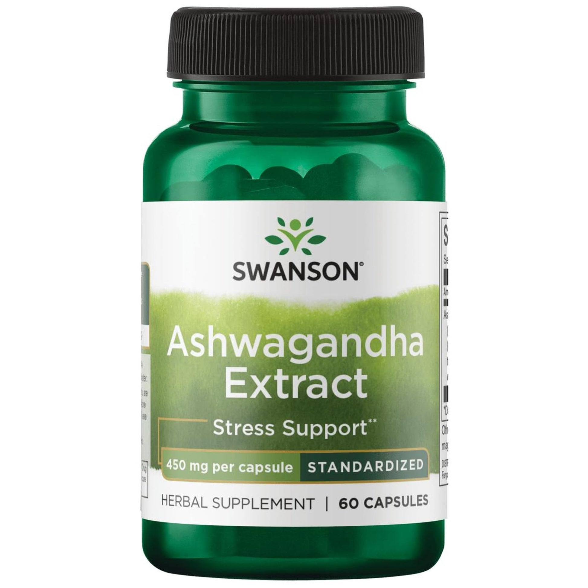 Swanson Ashwagandha Extract Capsules, 60 Count