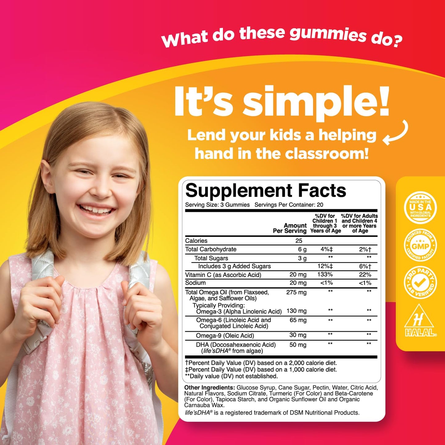 Phytoral Kids Omega and DHA Gummies Gummy 60 Count