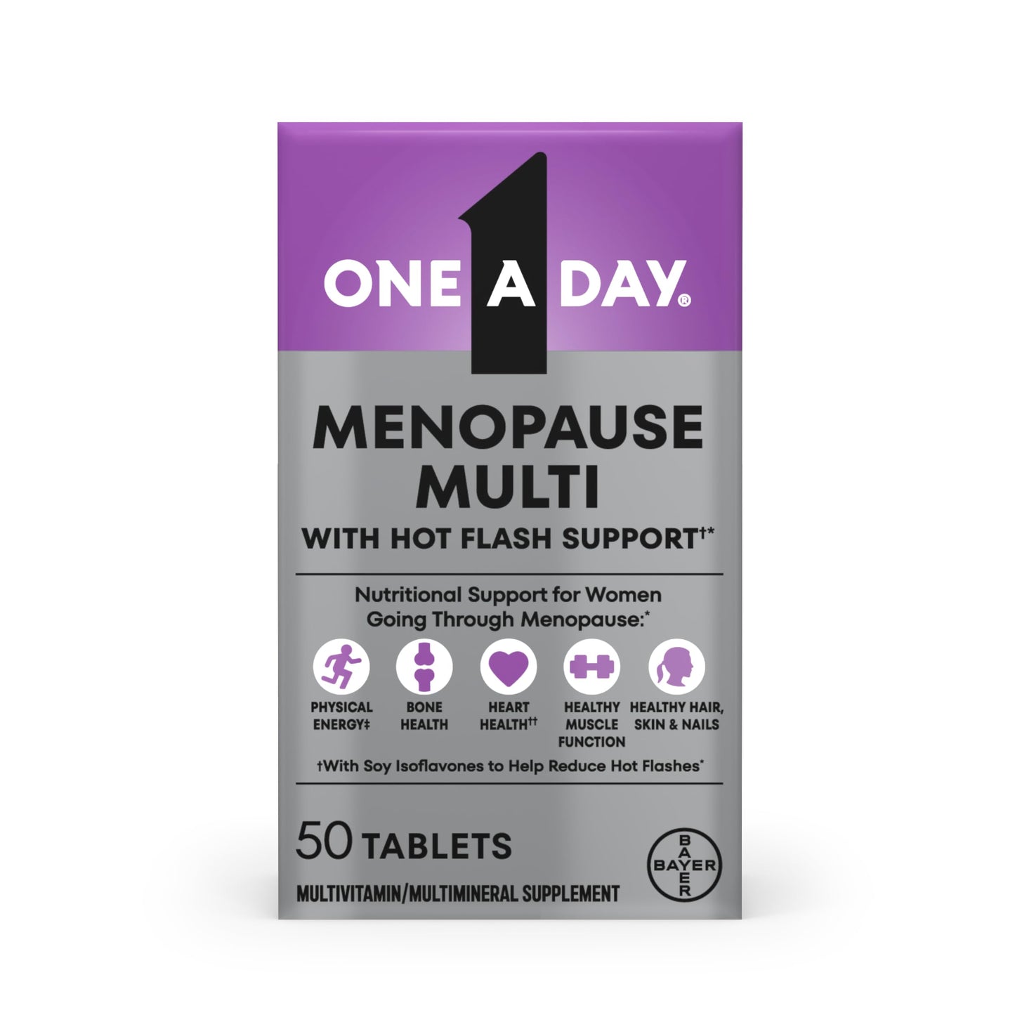ONE A DAY Women's Menopause Multivitamin Tablet, 50 Count