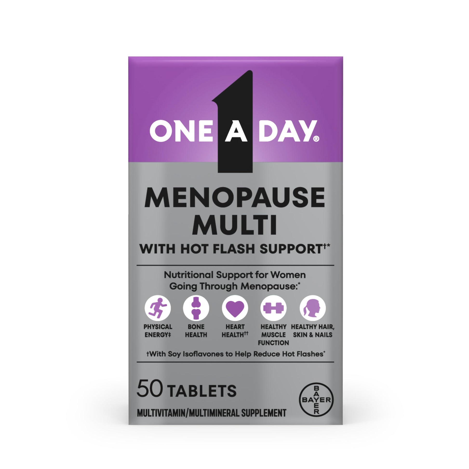 ONE A DAY Women's Menopause Multivitamin Tablet, 50 Count