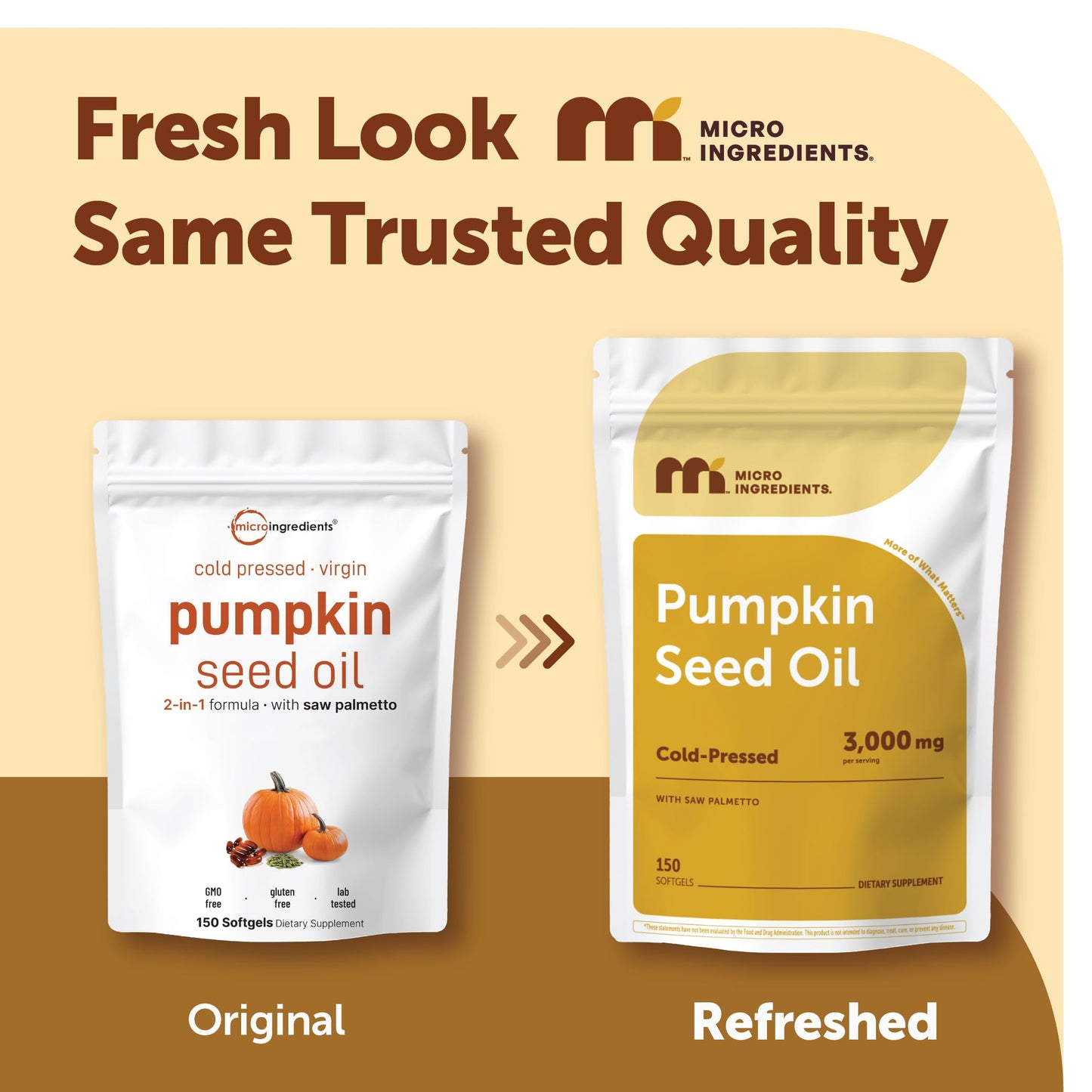 Micro Ingredients Pumpkin Seed Oil with Saw Palmetto Softgels 150