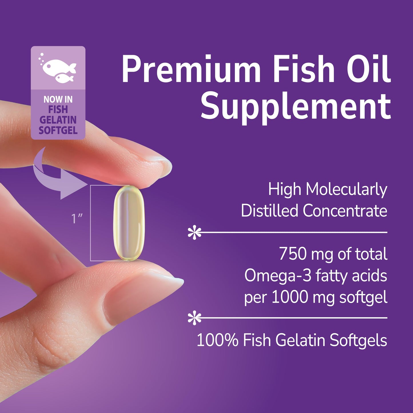 21st Century Fish Oil 1000mg Softgels 90 Count
