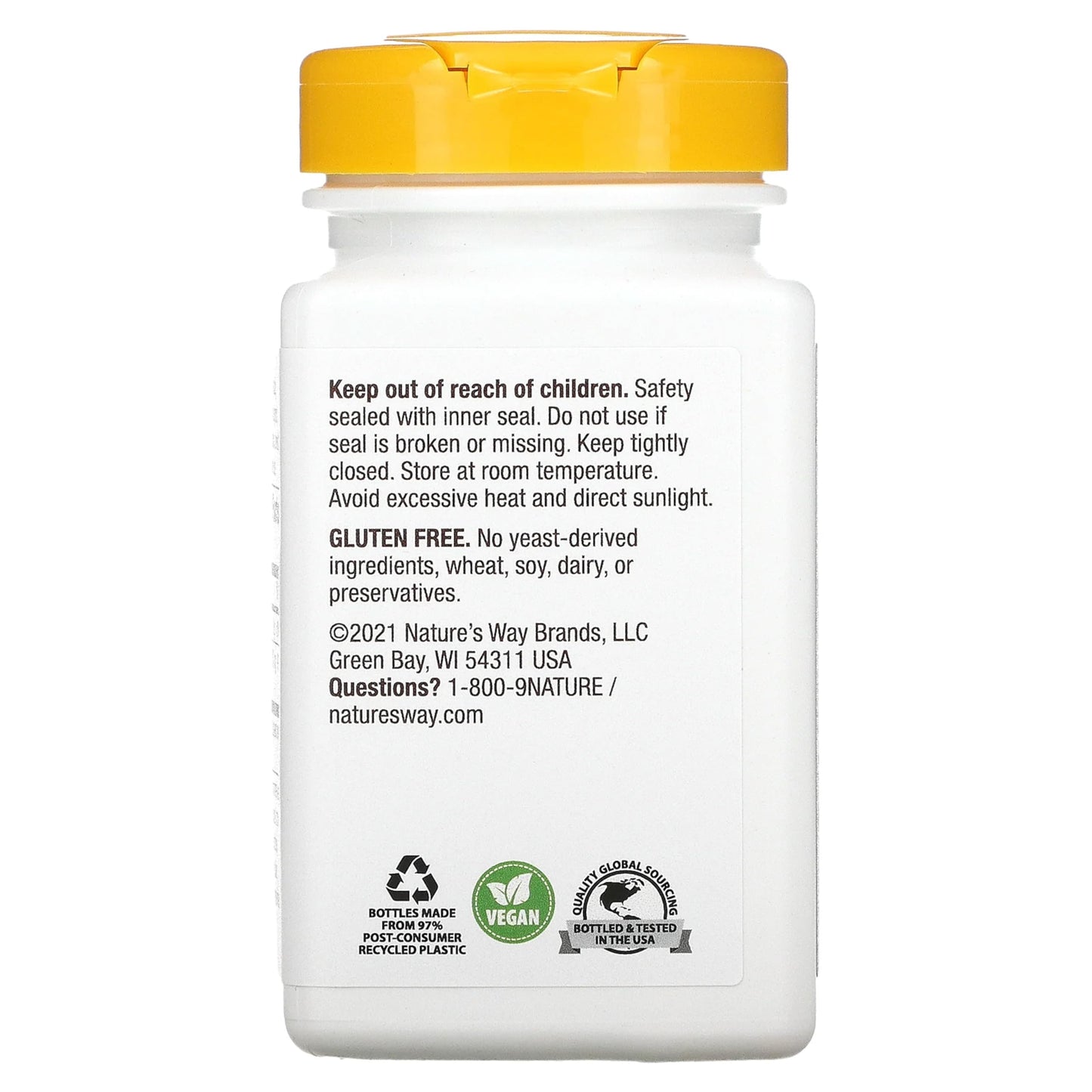Nature's Way Choline 500 mg Tablet, 100 Count