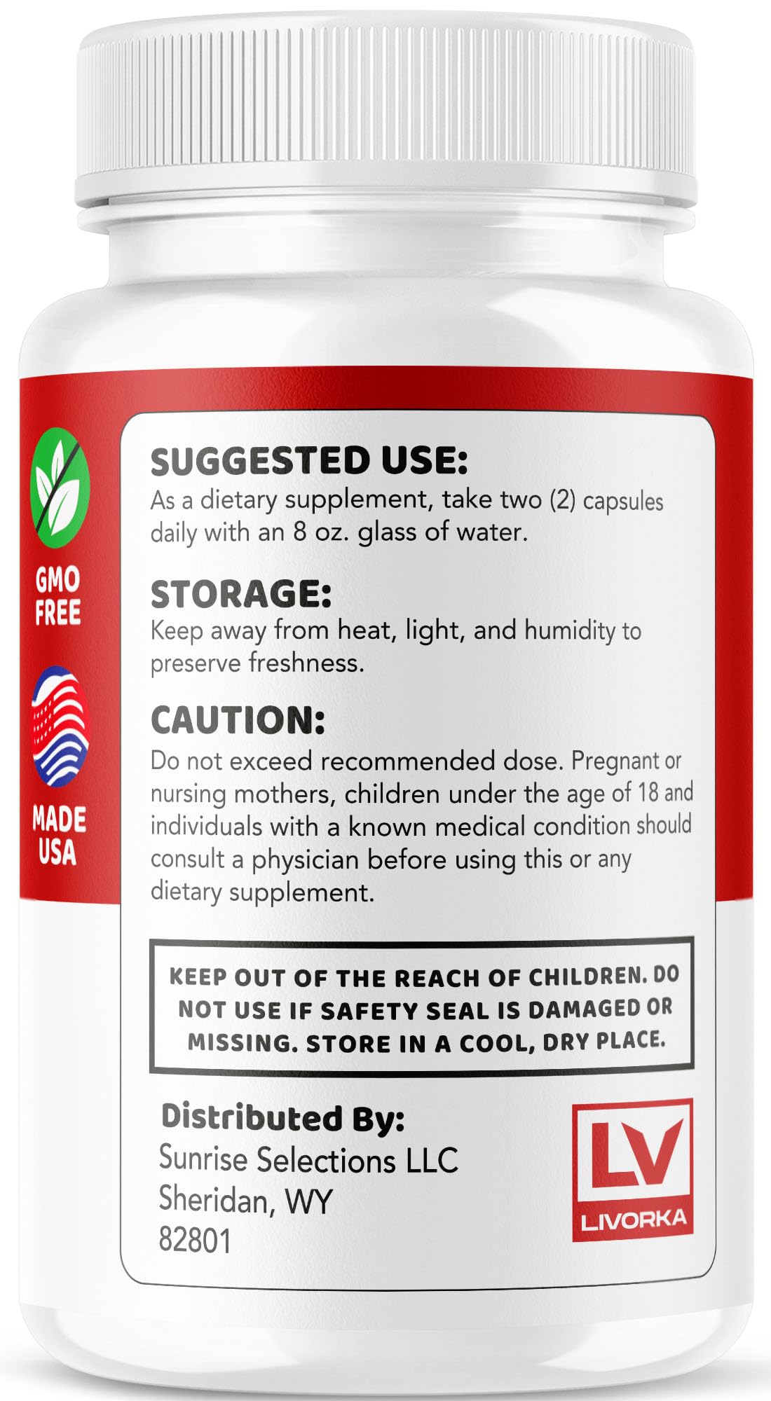 LIVORKA Neo Gluco Capsules 300 Capsules