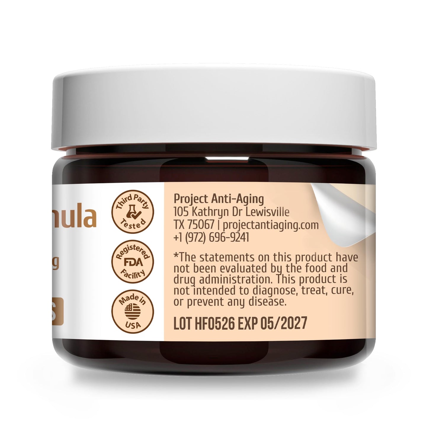 Project Anti-Aging Menopause Hair Don’t Care Hair Growth Vitamins for Women 40+ Capsules, 30 Count