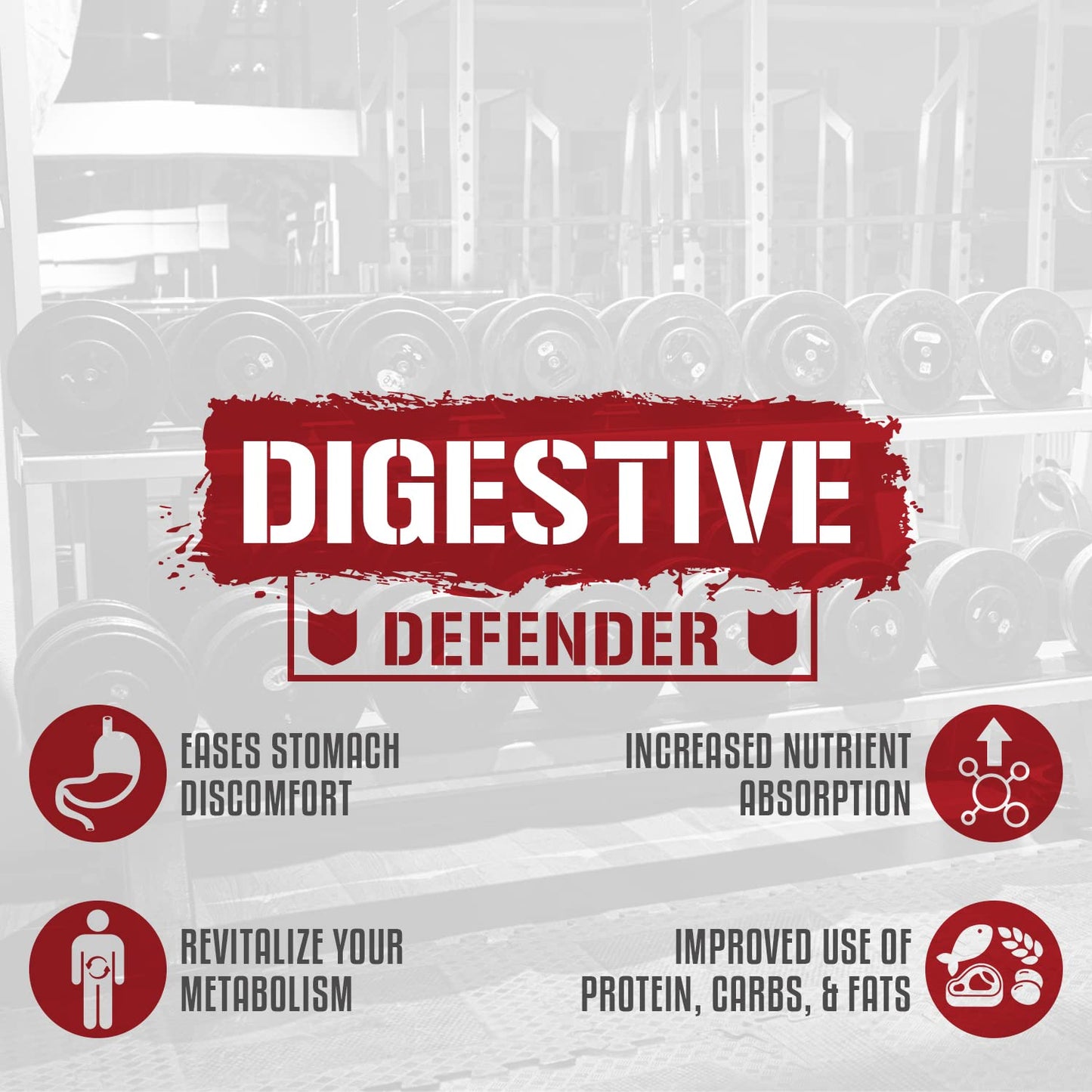 5% Nutrition Rich Piana Digestive Defender 2-in-1 Box with Probio-75 Probiotic + Prebiotic & Diges-Ten Digestive Enzyme Formula, 30 Capsules