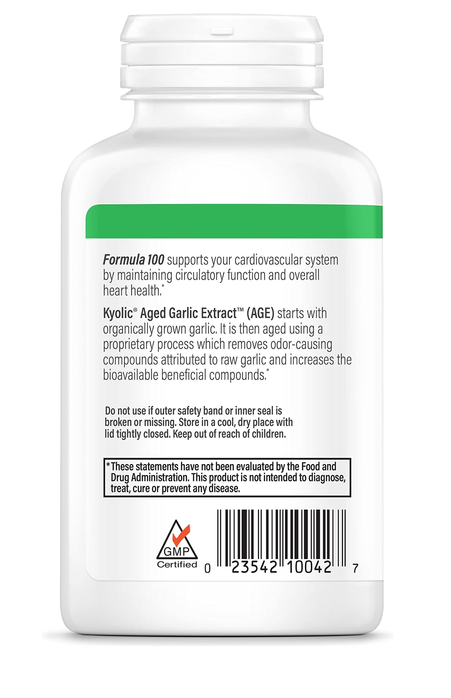 Kyolic Aged Garlic Extract Formula 100 Capsules 200