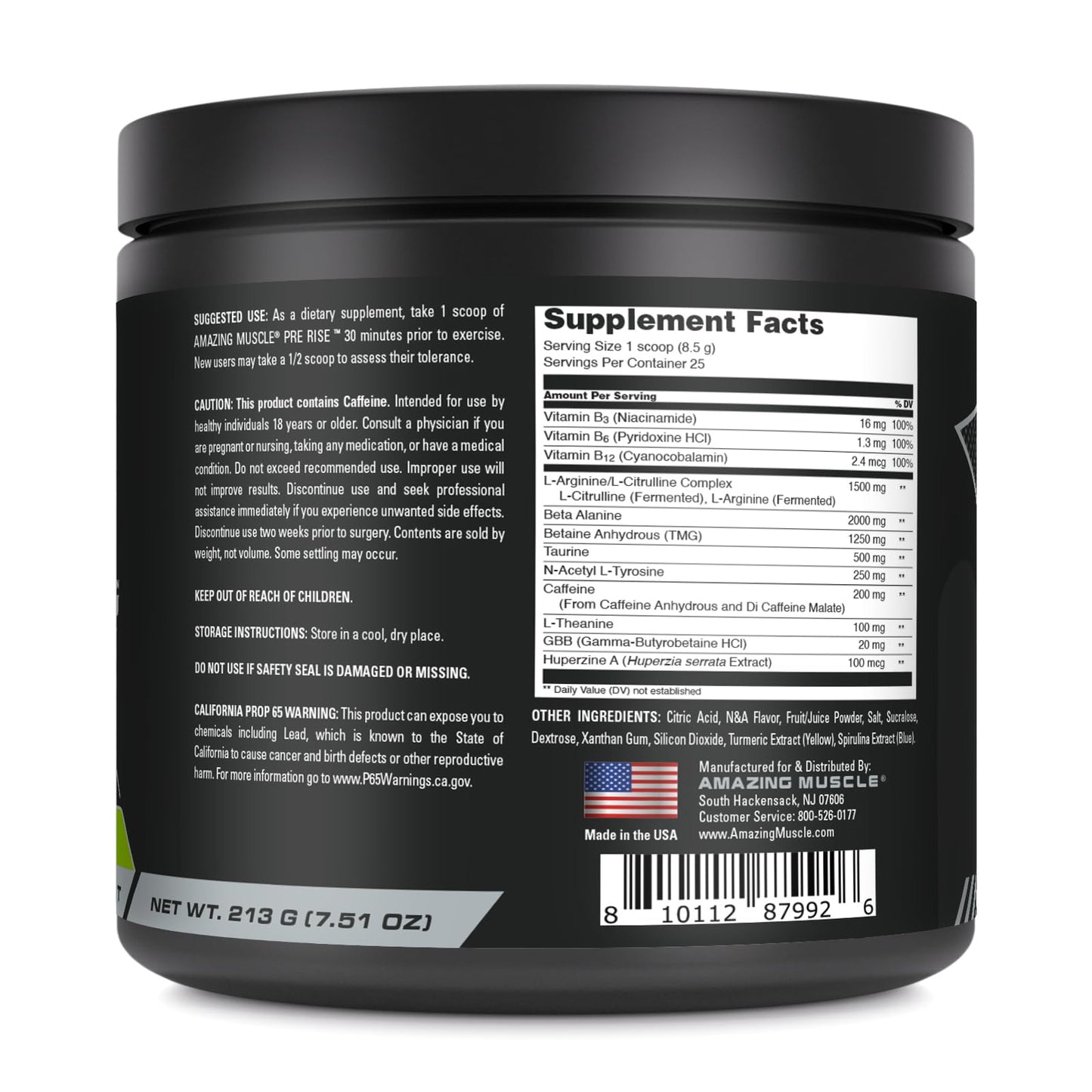 Amazing Muscle Pre Rise Powder 1 Ounce