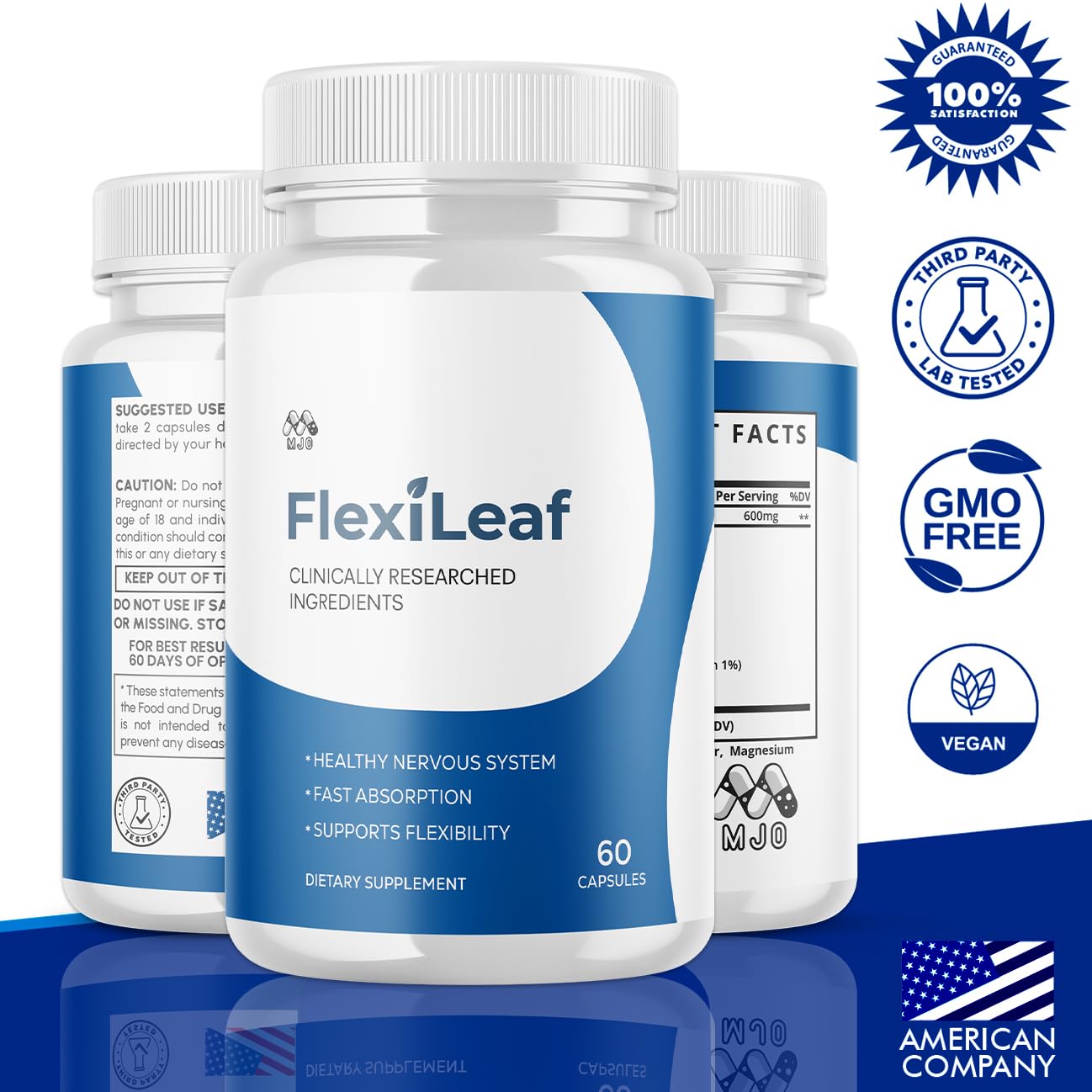 MJO Flexileaf Capsules, 120 Capsules