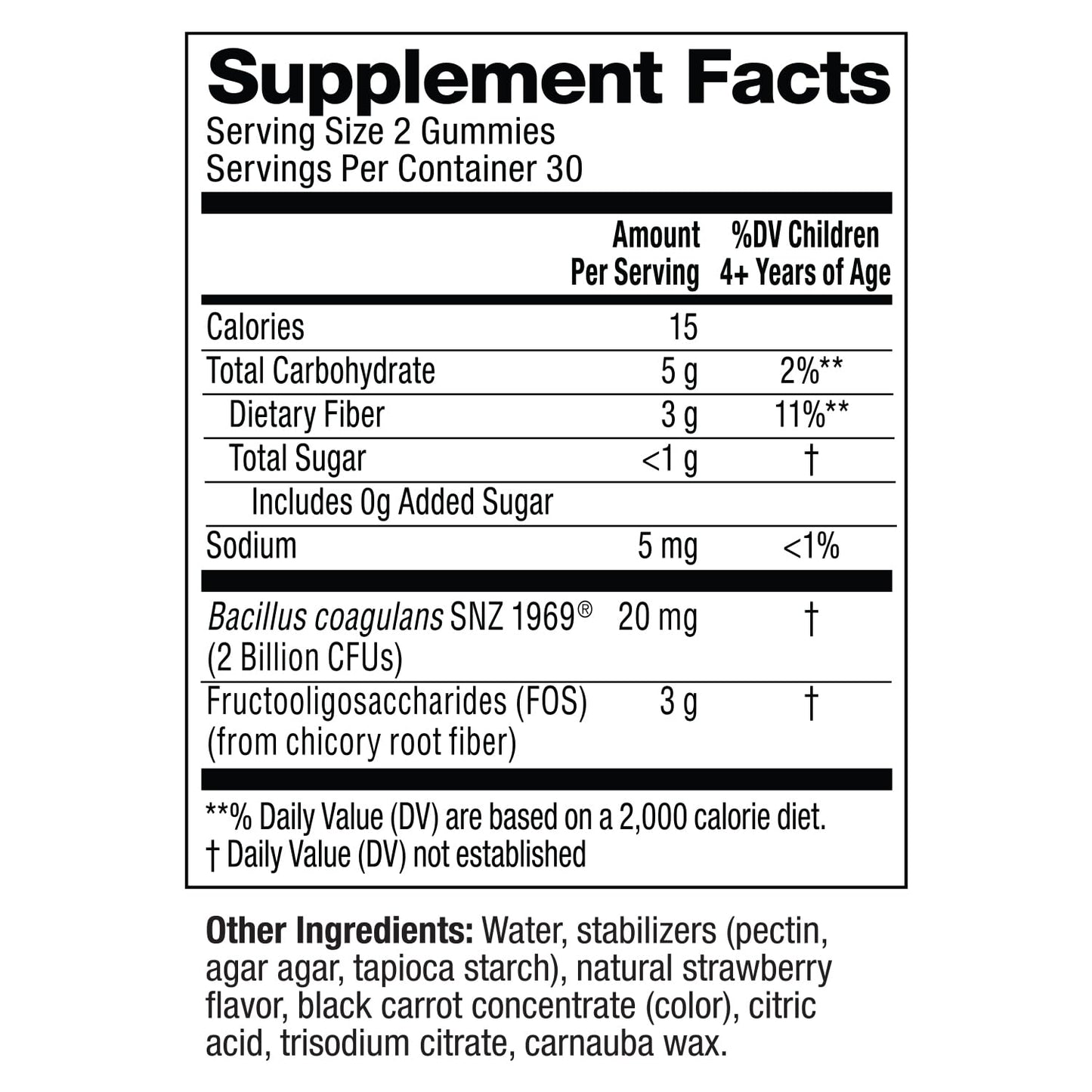 Biostime Kids Prebiotic & Probiotic Gummies 50 Count