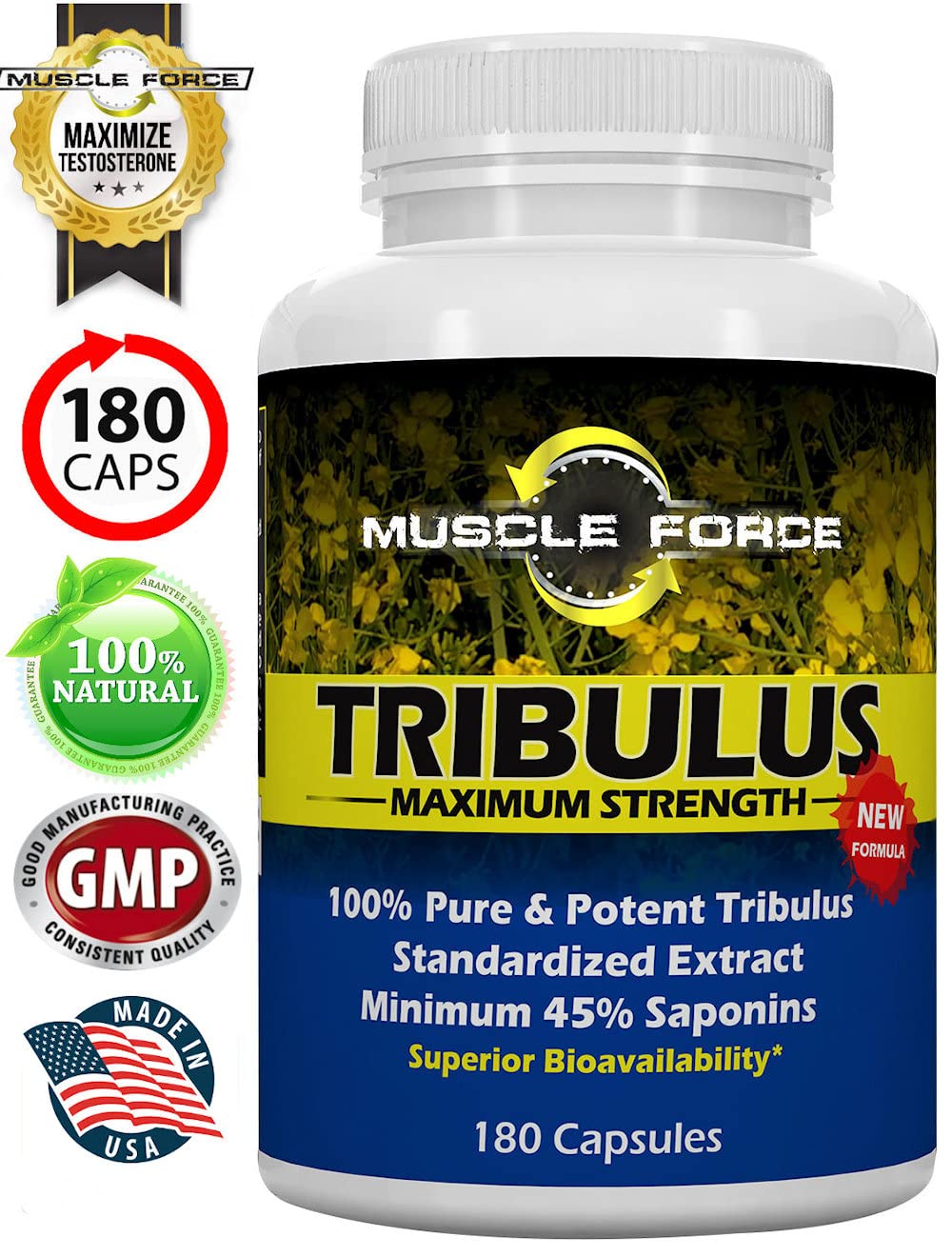 Herbal Nutrition Tribulus Terrestris Capsule, 180 Capsules