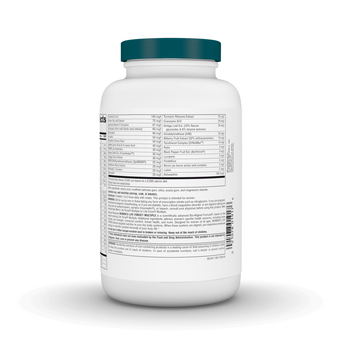 Source Naturals Women's Life Force Multiple 180 Tablets