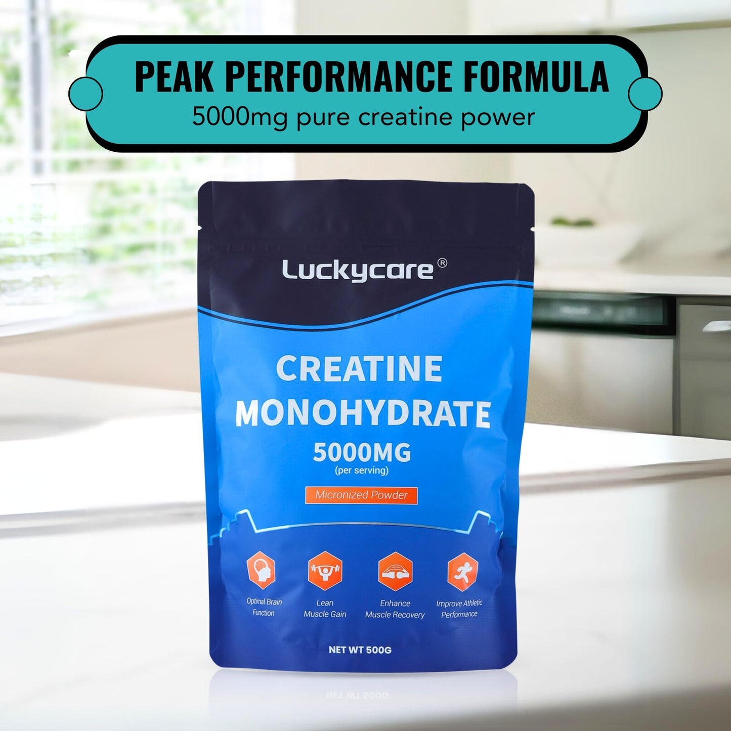 Luckycare Creatine Monohydrate Powder 1.15 lb