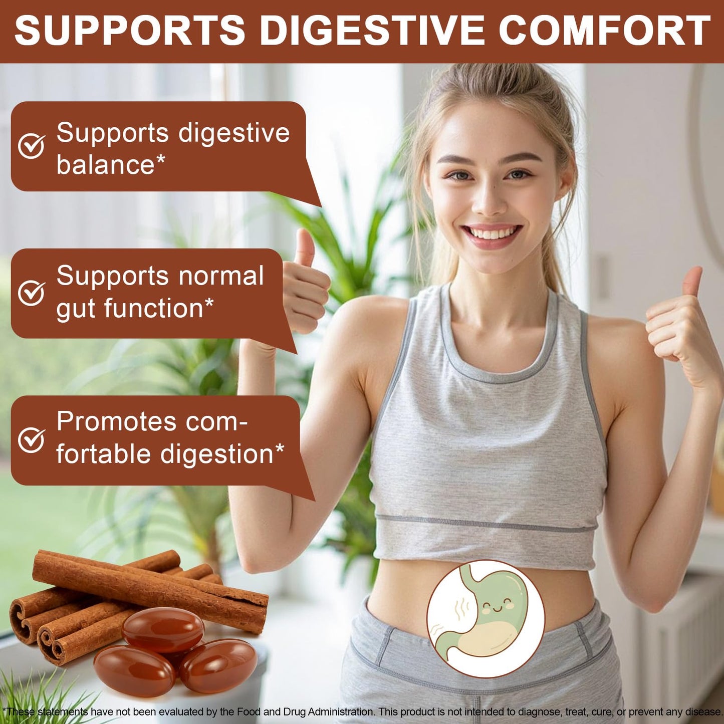 Tiuedu Ceylon Cinnamon Softgels with MCT Oil, 600 Softgels