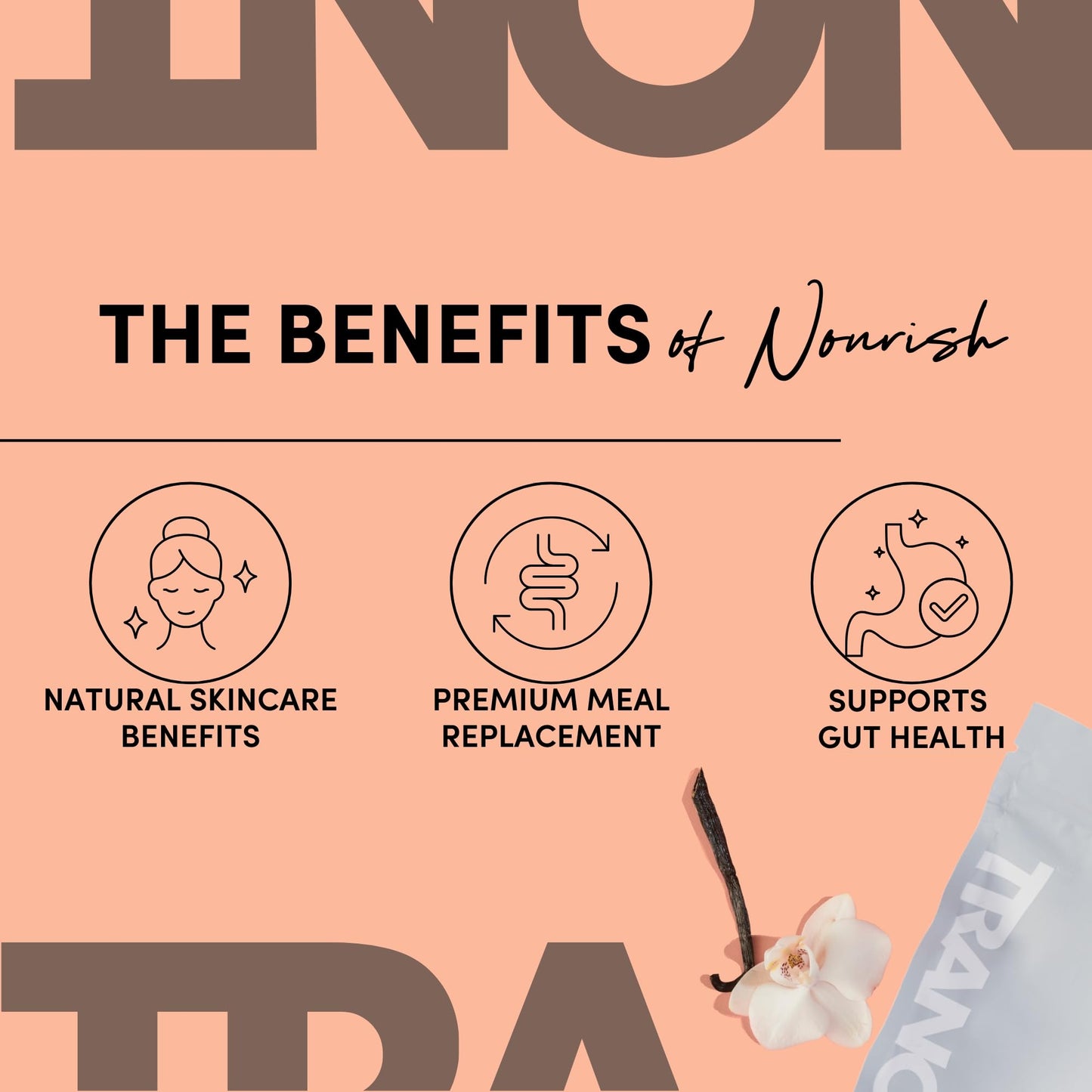 Tranont Nourish French Vanilla Powder 14.3 oz