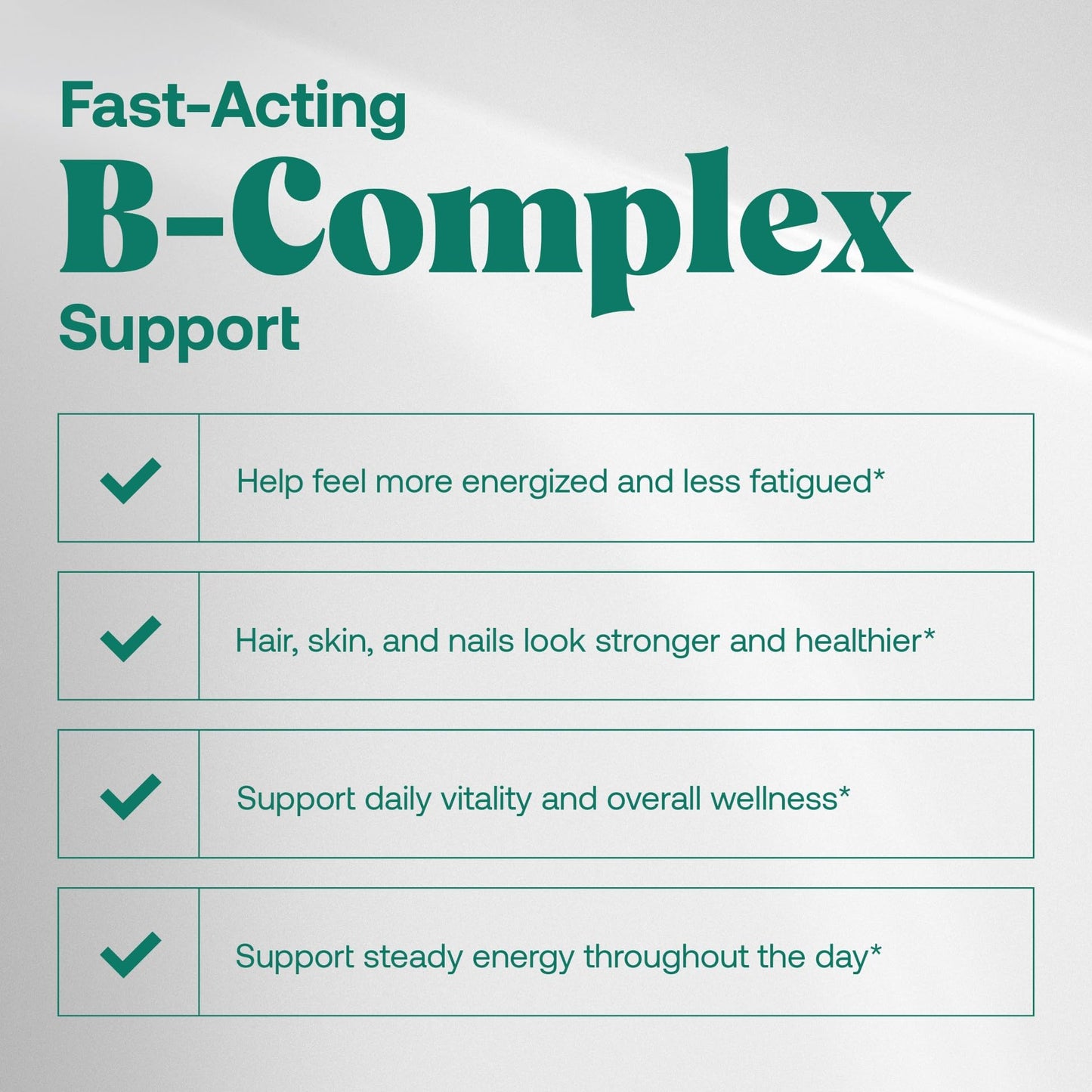 Omax3 Vitamin B Complex 50MG with Biotin Capsules, 180 Count