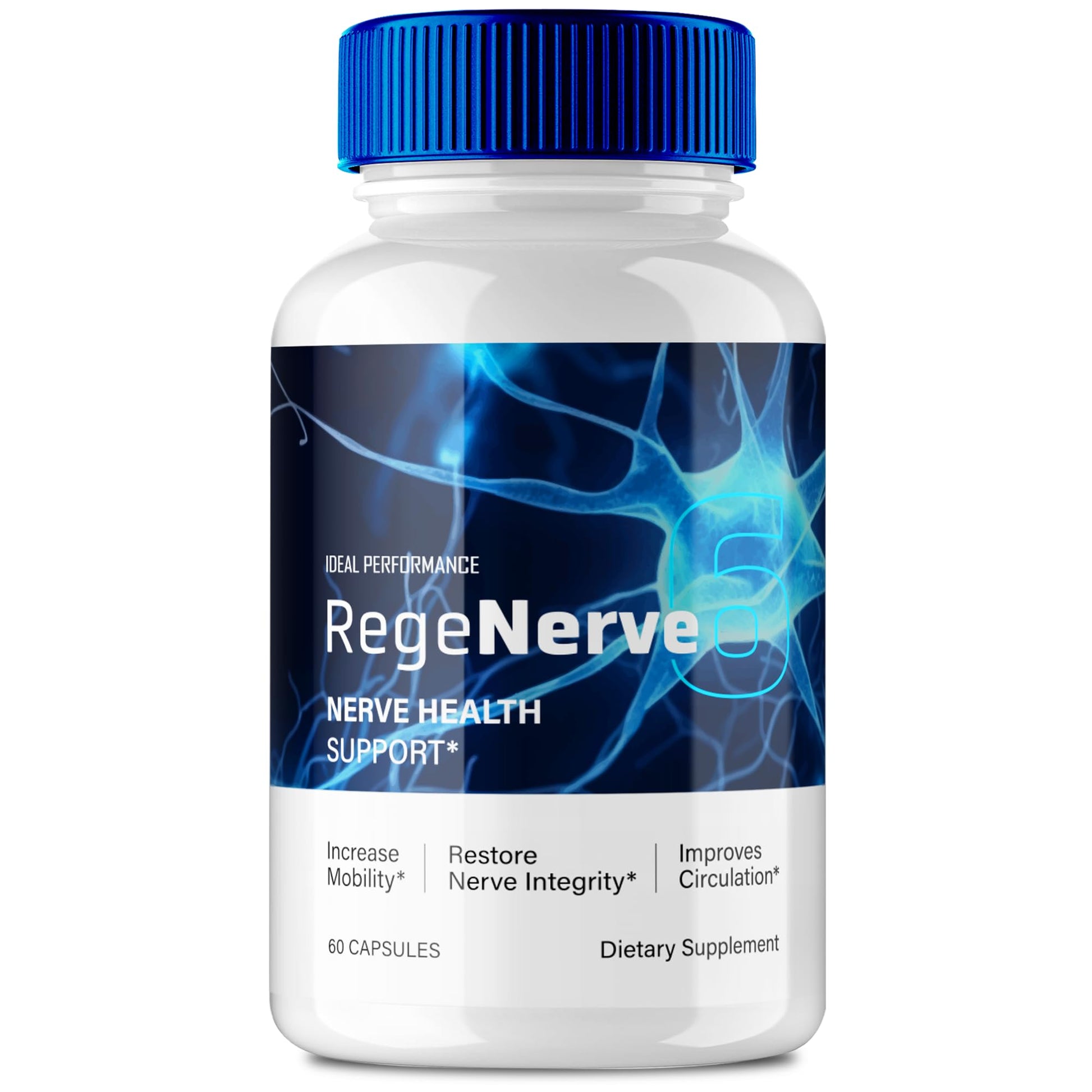 IDEAL PERFORMANCE Regenerve Nerve Health Supplement Capsules, 60 Count