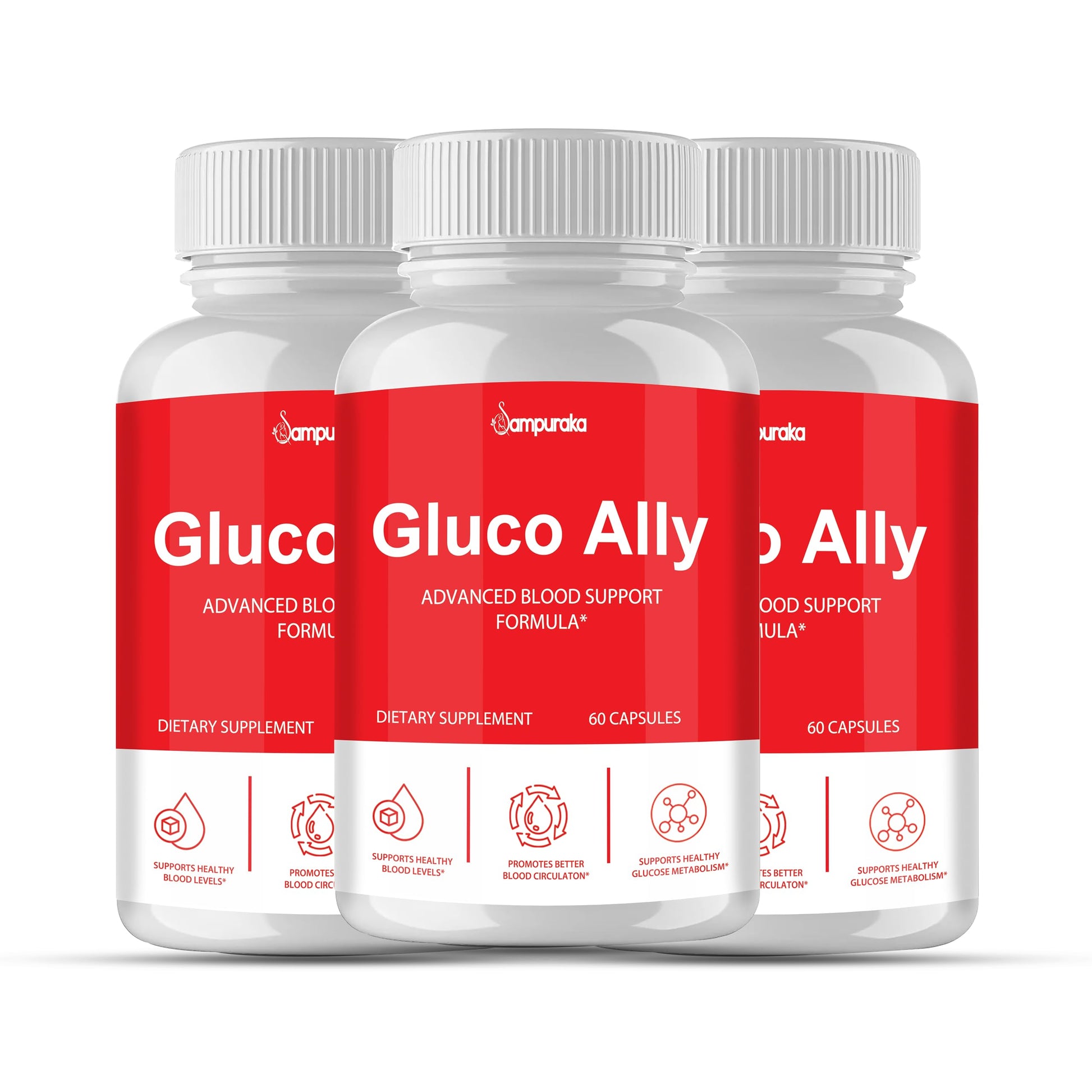 Sampuraka Gluco Ally New Advanced Formula Made in USA Capsule, 1 Capsule