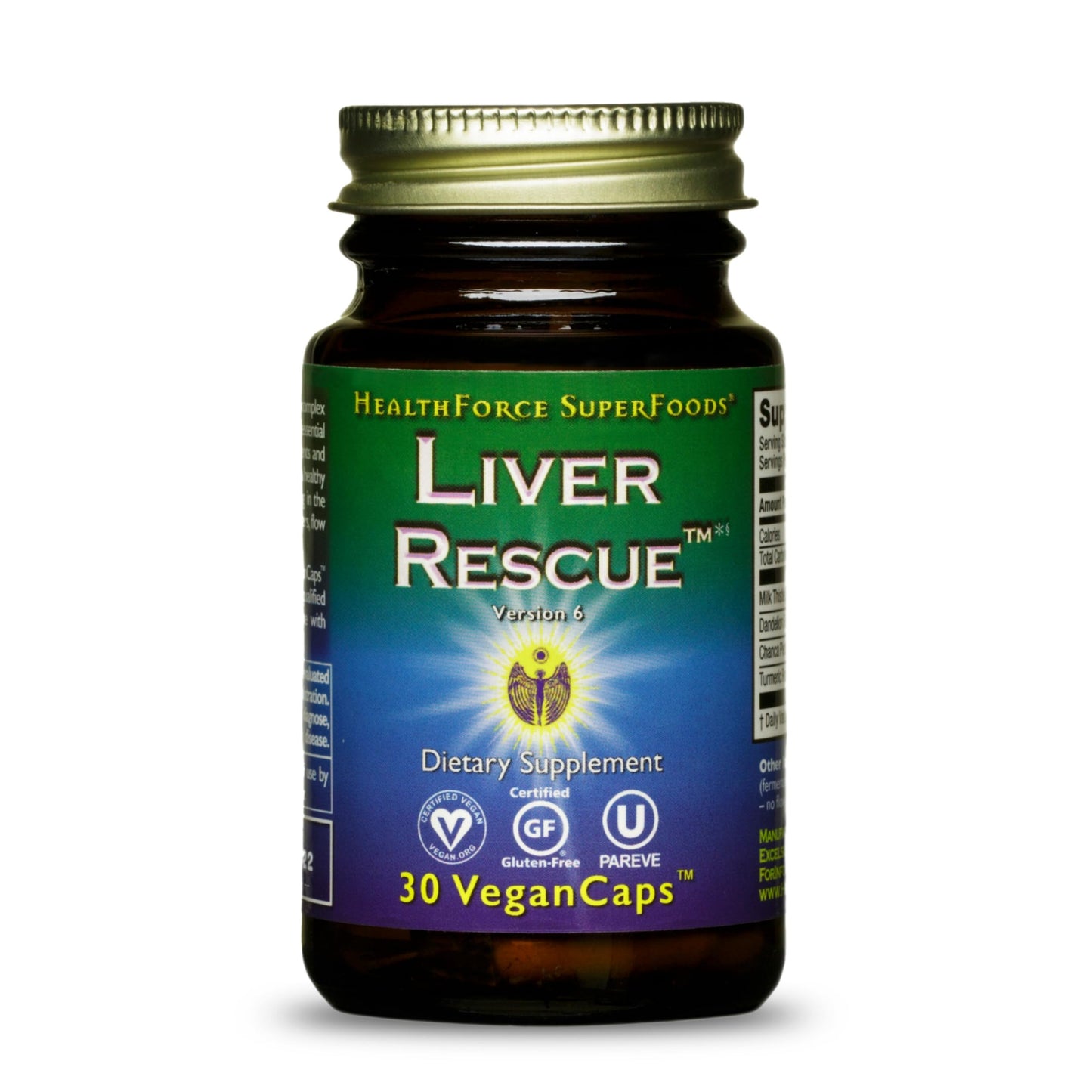HEALTHFORCE SUPERFOODS Liver Rescue 30 Capsules
