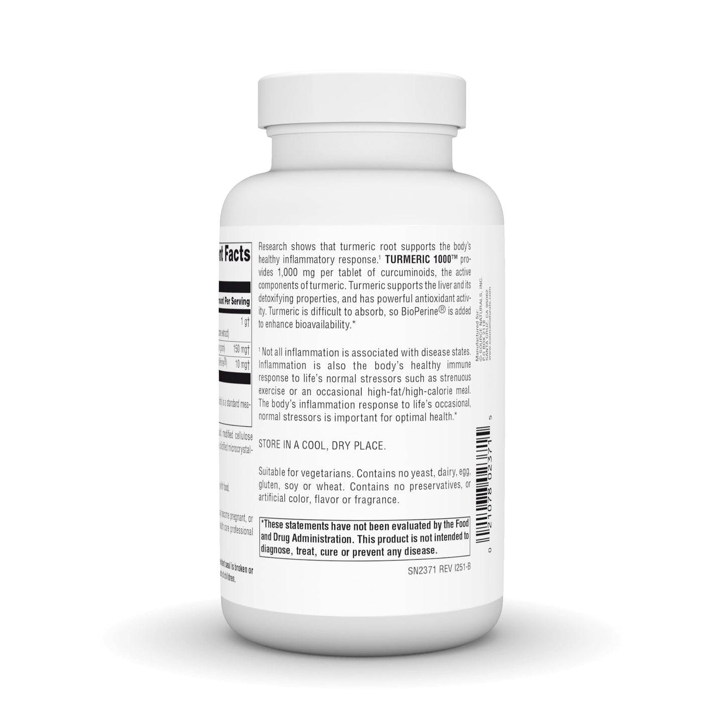 Source Naturals Turmeric 1000 1000mg Tablet, 120 Tablets
